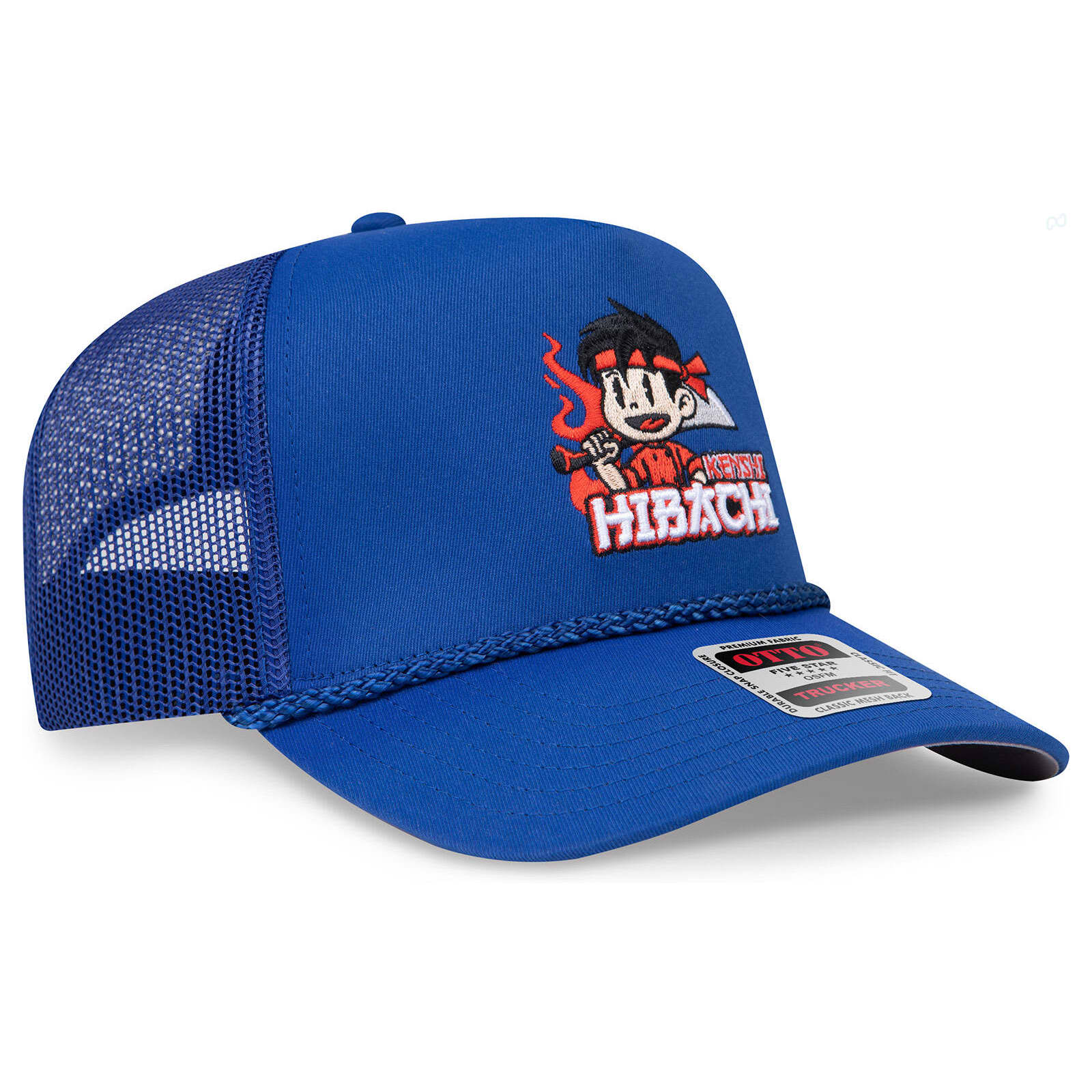 5 Panel Mid Profile Rope Trucker Hat C3-32-2