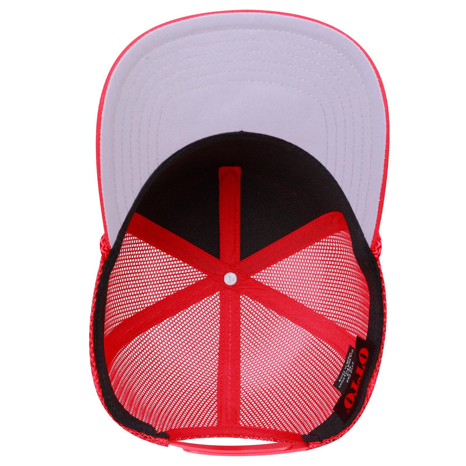 5 Panel Mid Profile Rope Trucker Hat C3-32-2