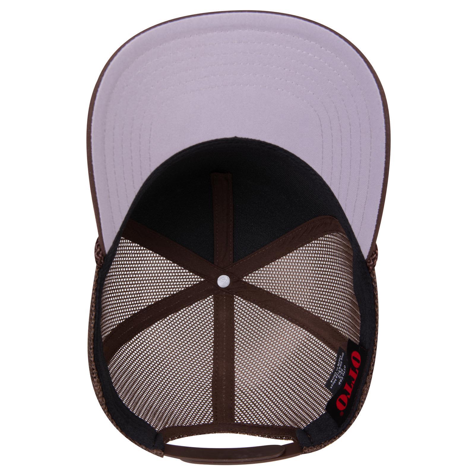 5 Panel Mid Profile Rope Trucker Hat C3-32-2