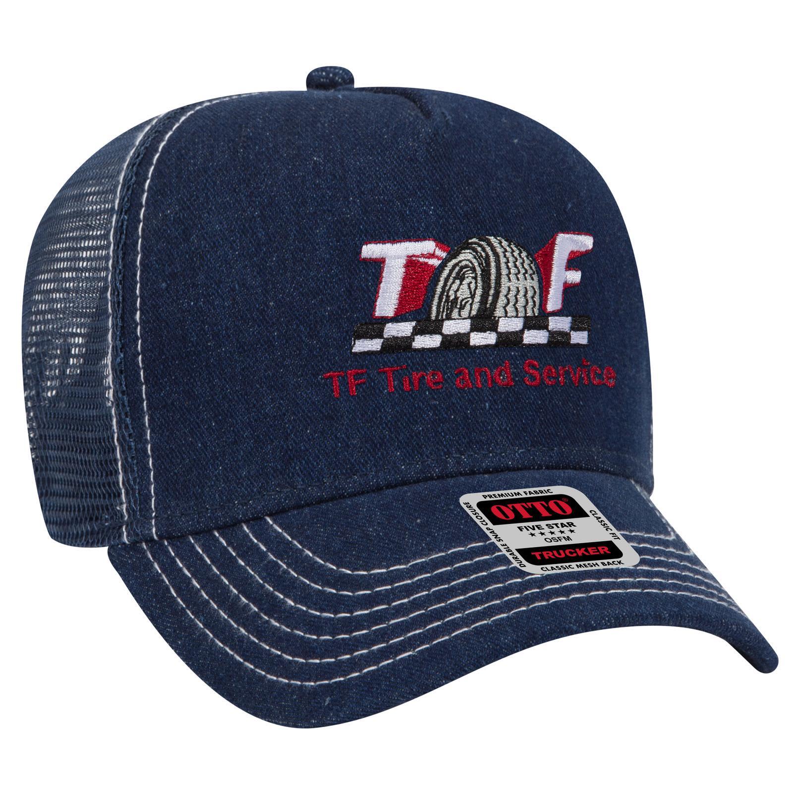 5 Panel Mid Profile Trucker Cap C3-32-285