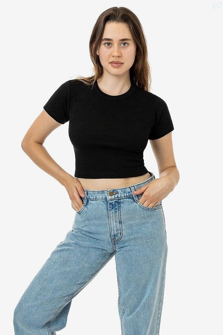 Mid-Length Baby Rib Crewneck Tee promotional product