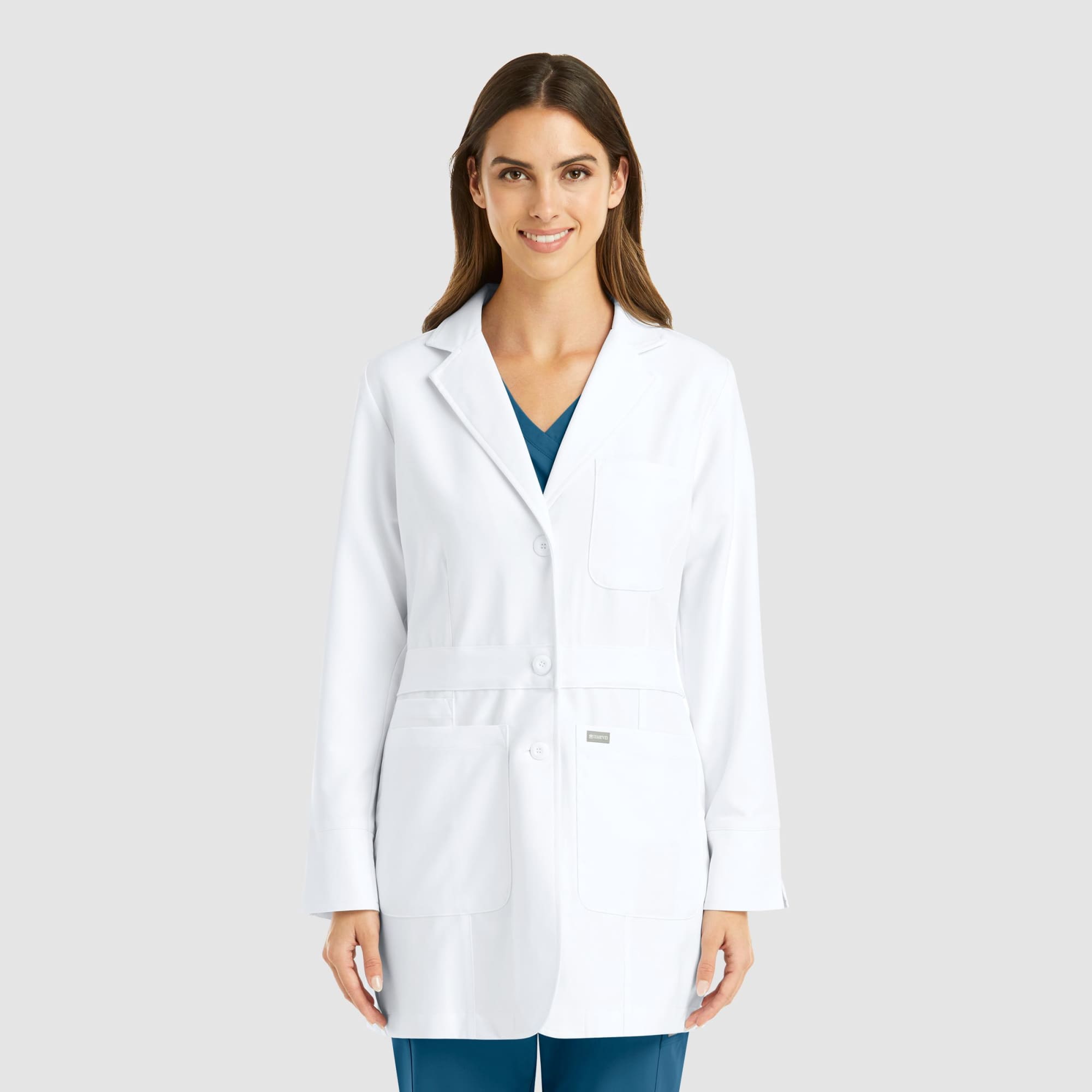 Momentum Womens Mid Length Lab Coat (32")