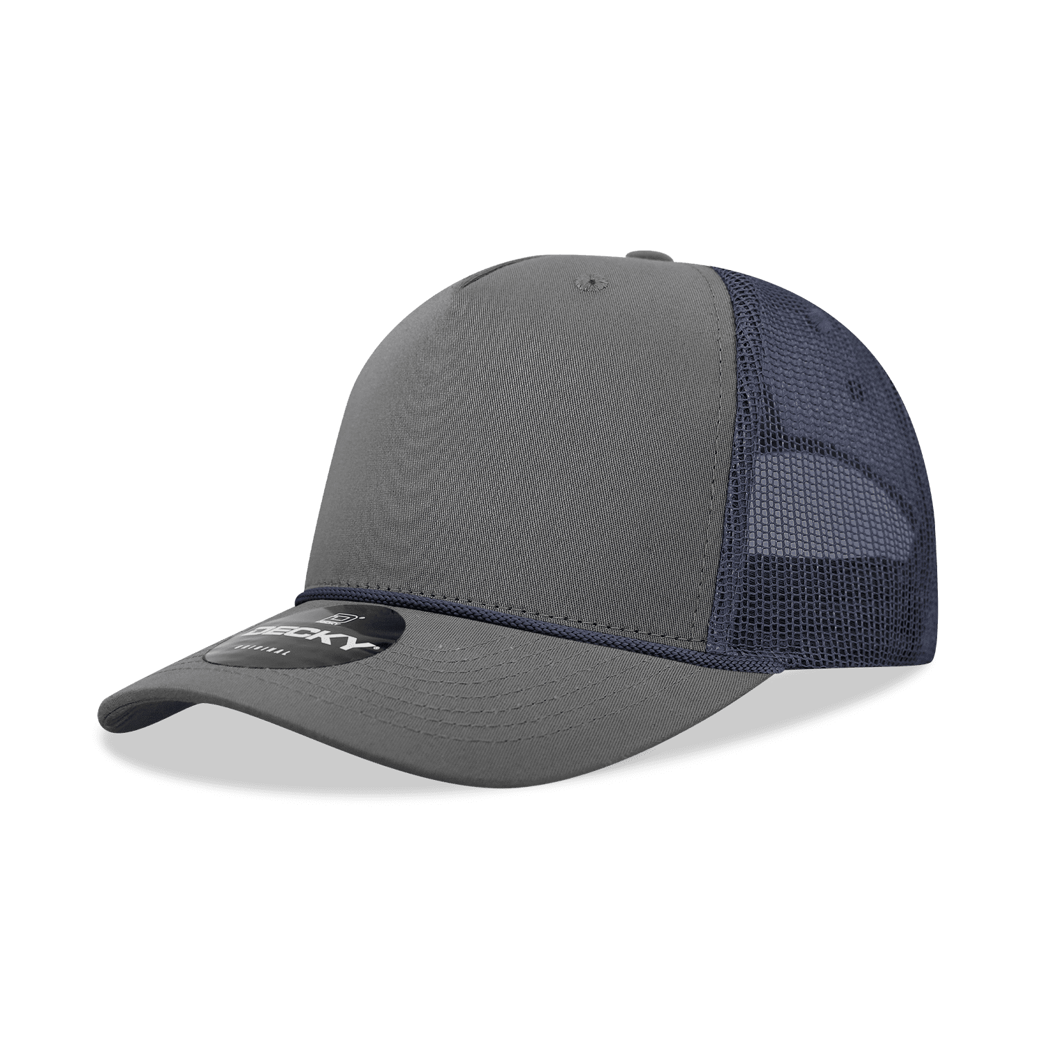 5 Panel High Profile Structured Trucker Rope