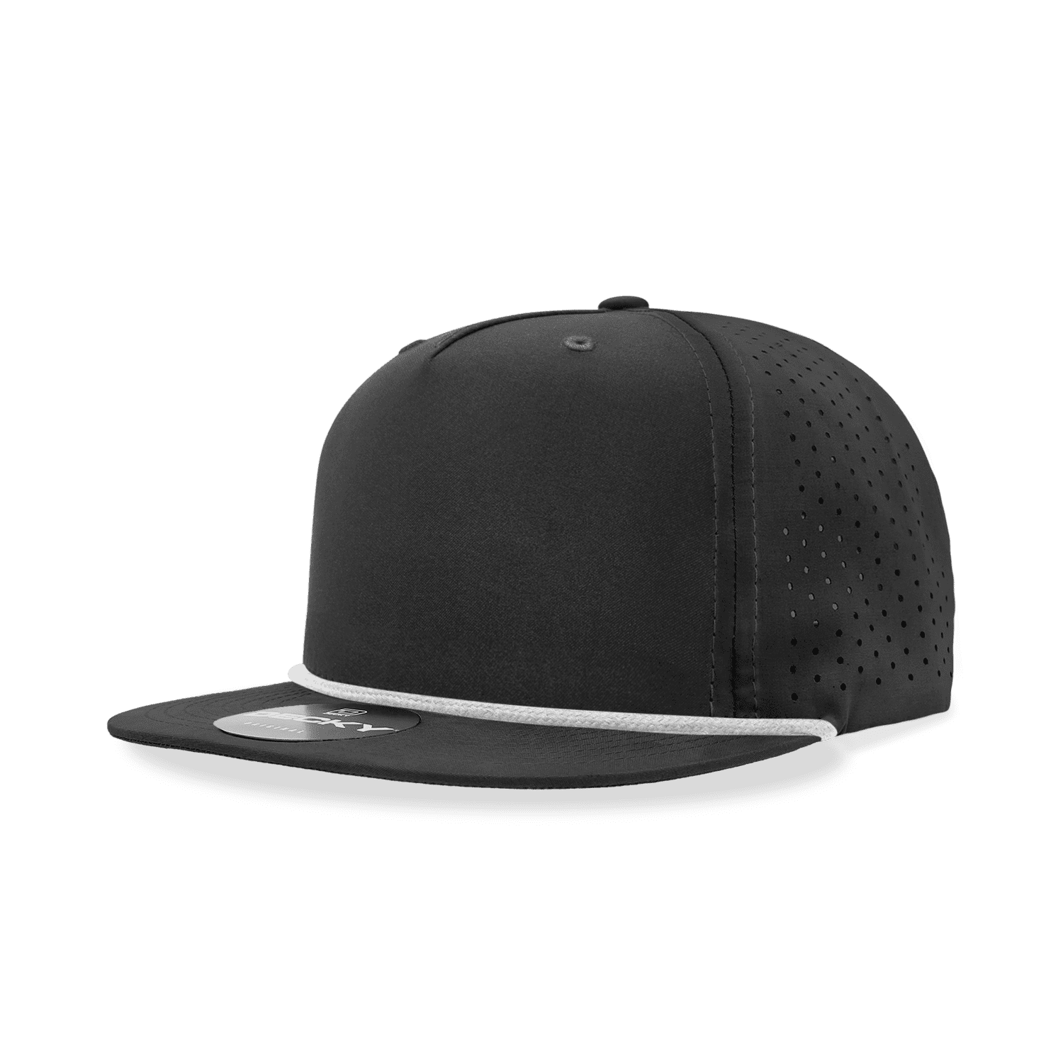 5 Panel High Profile Relaxed Perforated Rope Hat promotional product