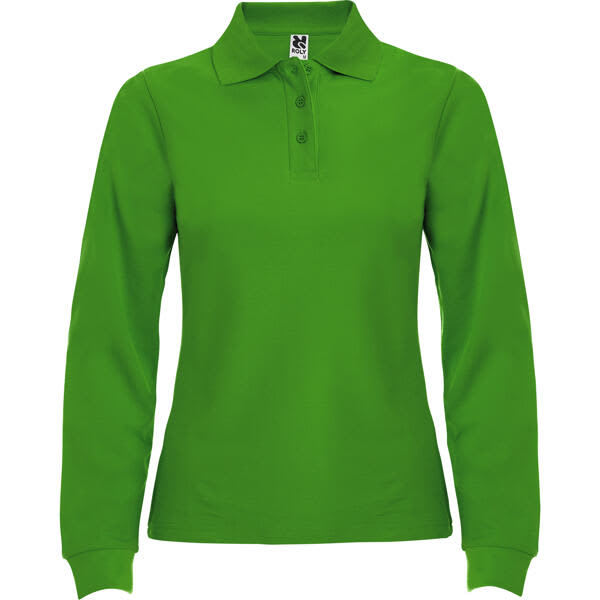 Estrella Womens Long Sleeve Polo Shirt promotional product