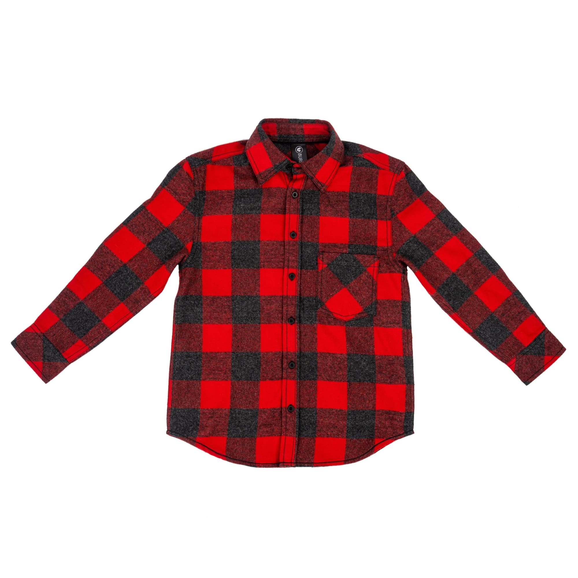Long Sleeve Yarn-Dyed Flannel Shirt