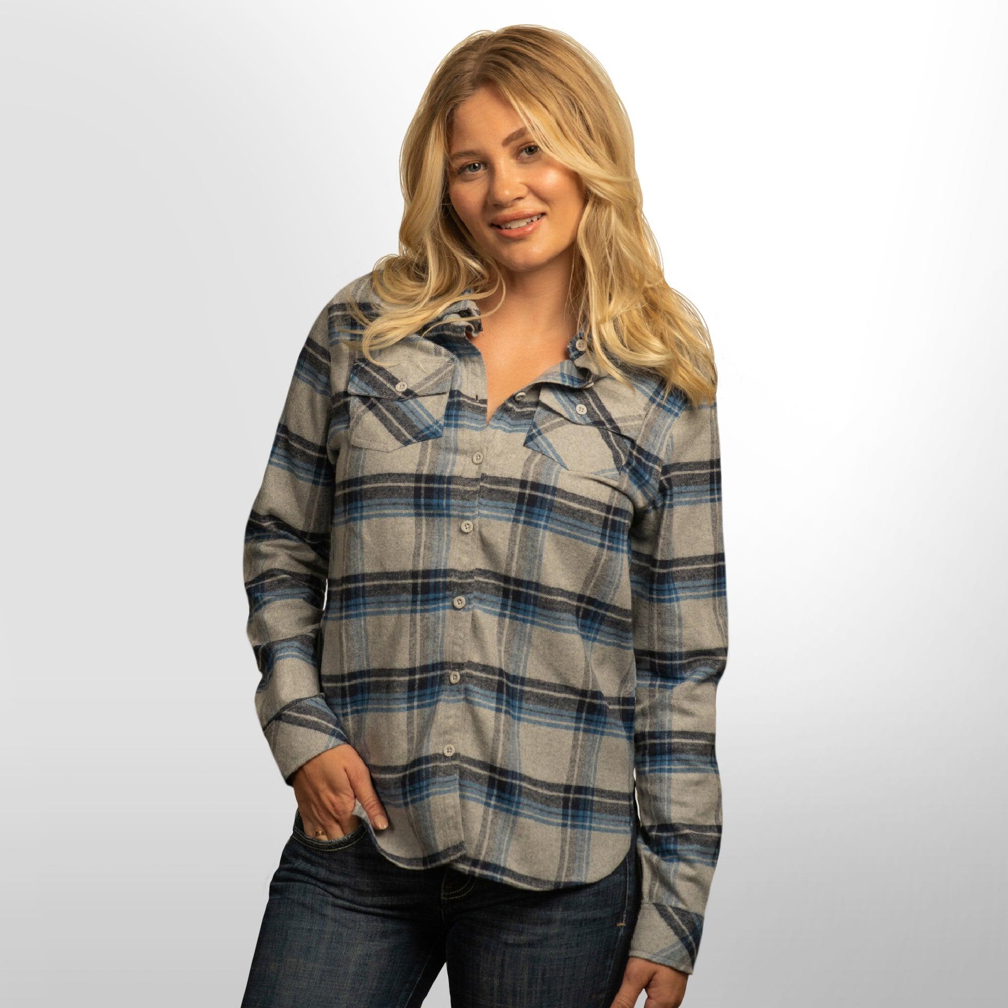 Long Sleeve Yarn-Dyed Flannel Shirt