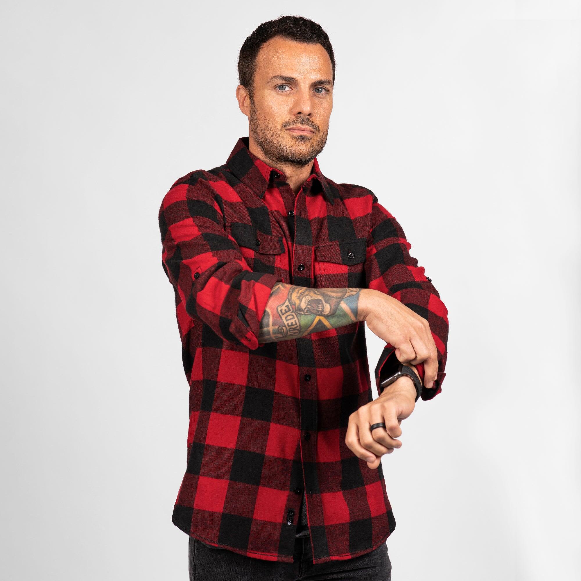 Long Sleeve Yarn-Dyed Flannel Shirt