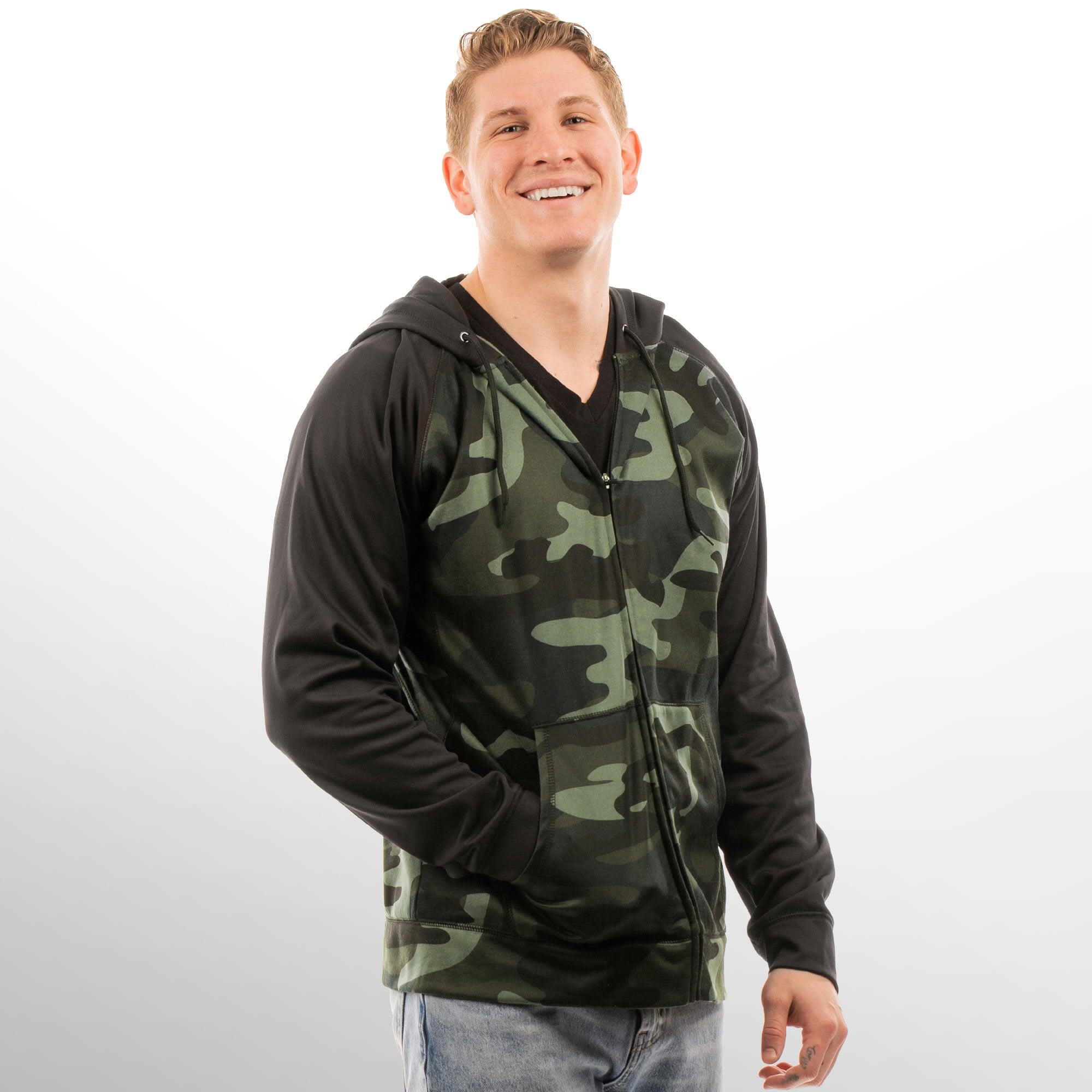 Full Zip Performance Raglan Hoodie