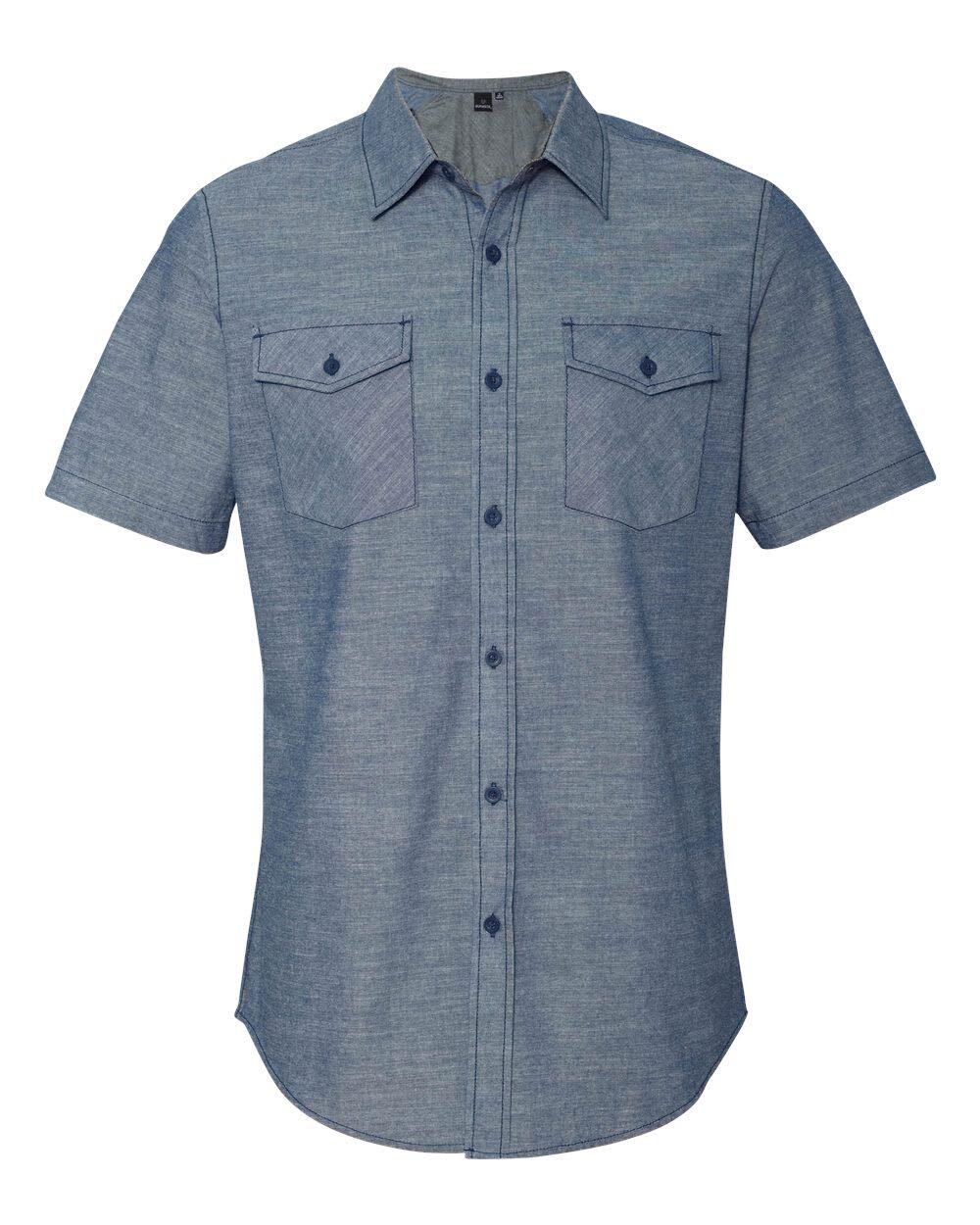 Short Sleeve Chambray Shirt C3-B9255