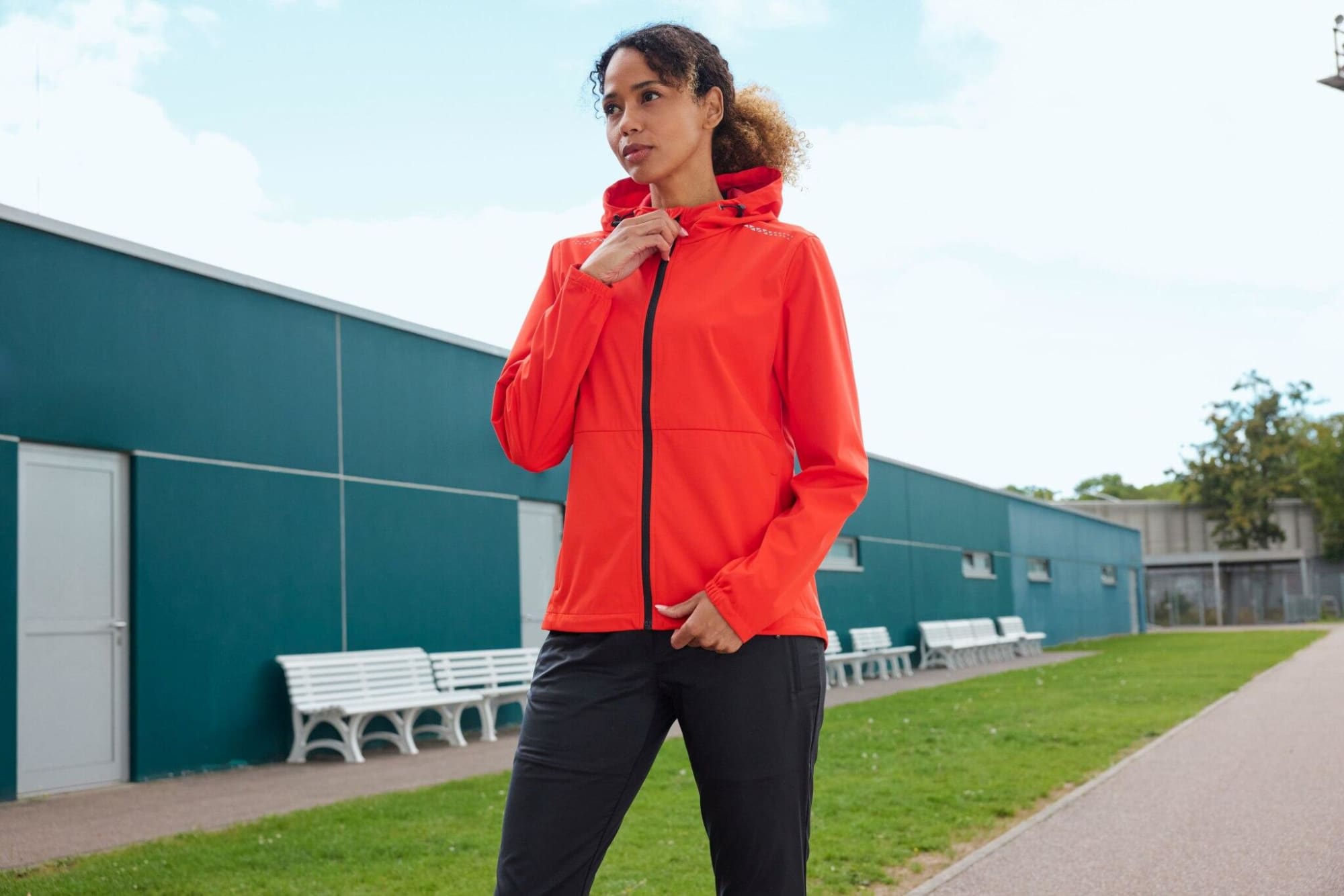 Ladies Sports Softshell Jacket GRS C3-JN1393