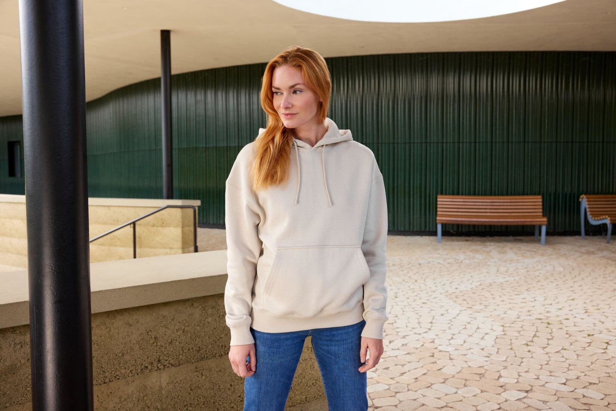 Oversized Sweat Hoody Unisex C3-8052