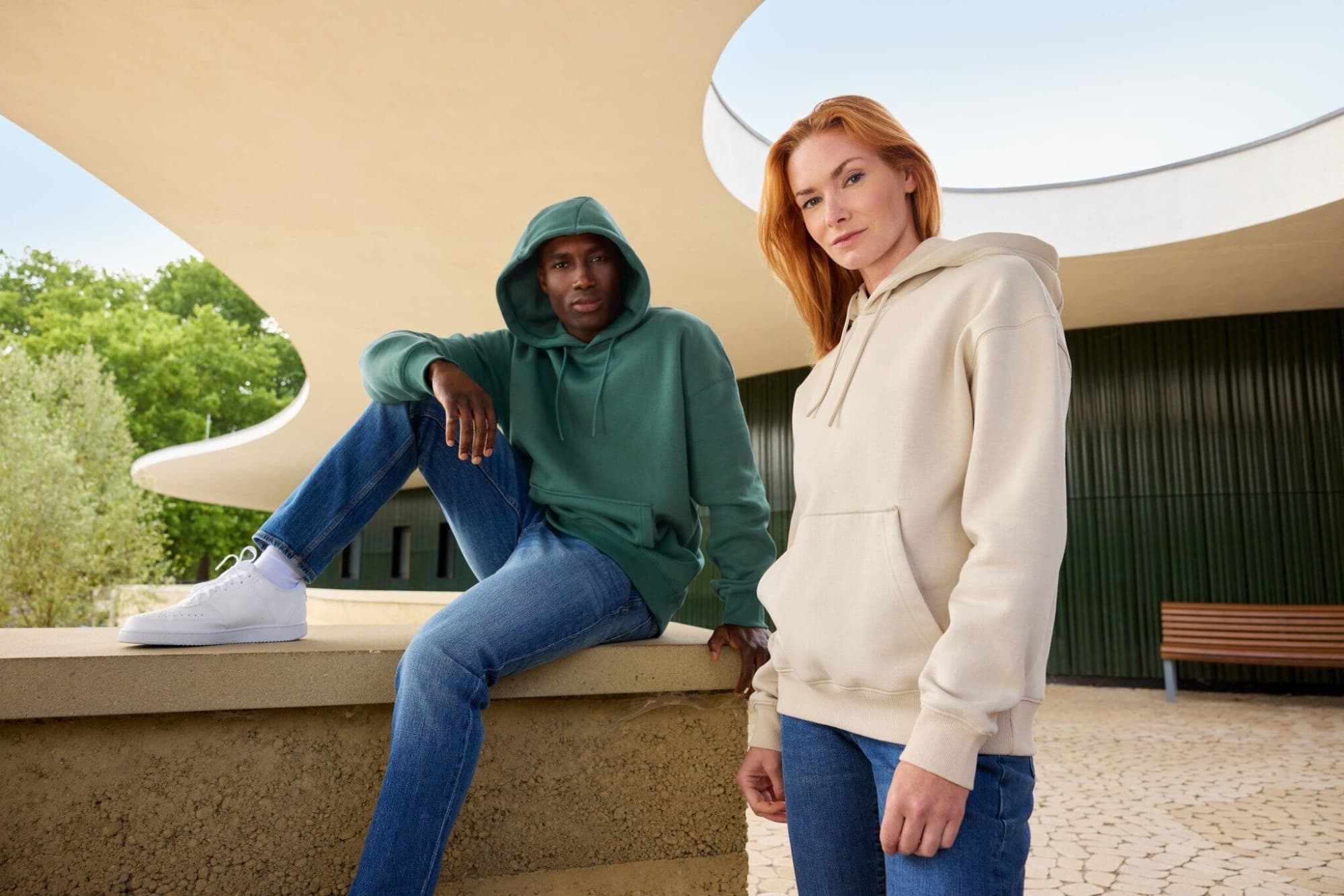 Oversized Sweat Hoody Unisex C3-8052