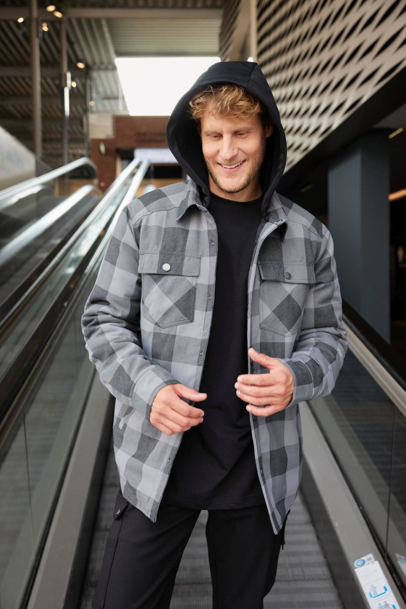 Workwear Check Shirt Jacket C3-JN1872