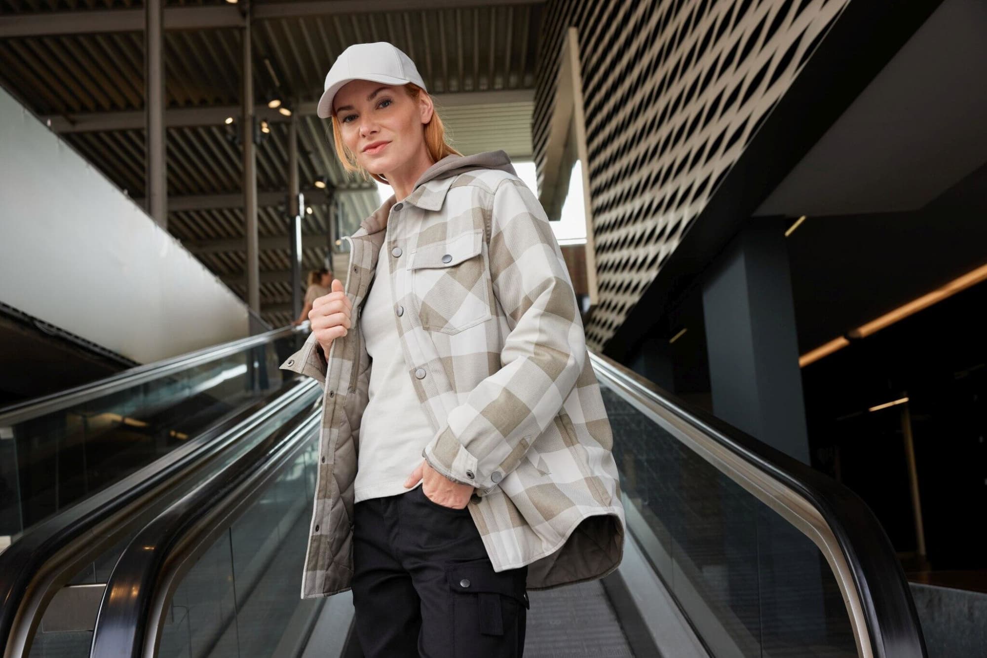 Workwear Check Shirt Jacket C3-JN1872