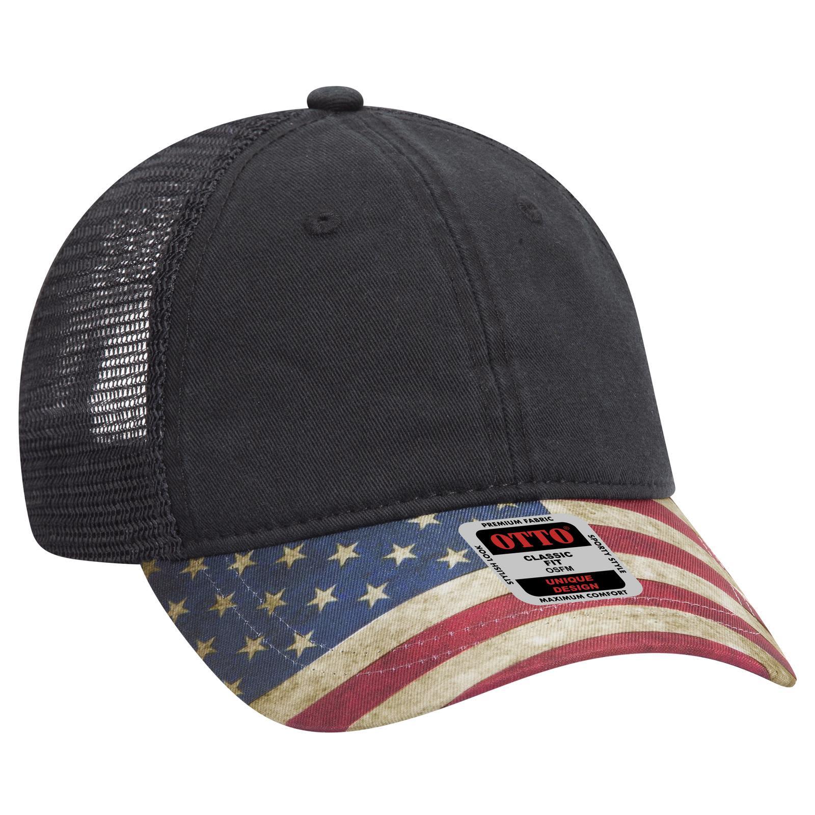 6 Panel Low Profile Trucker Dad Cap