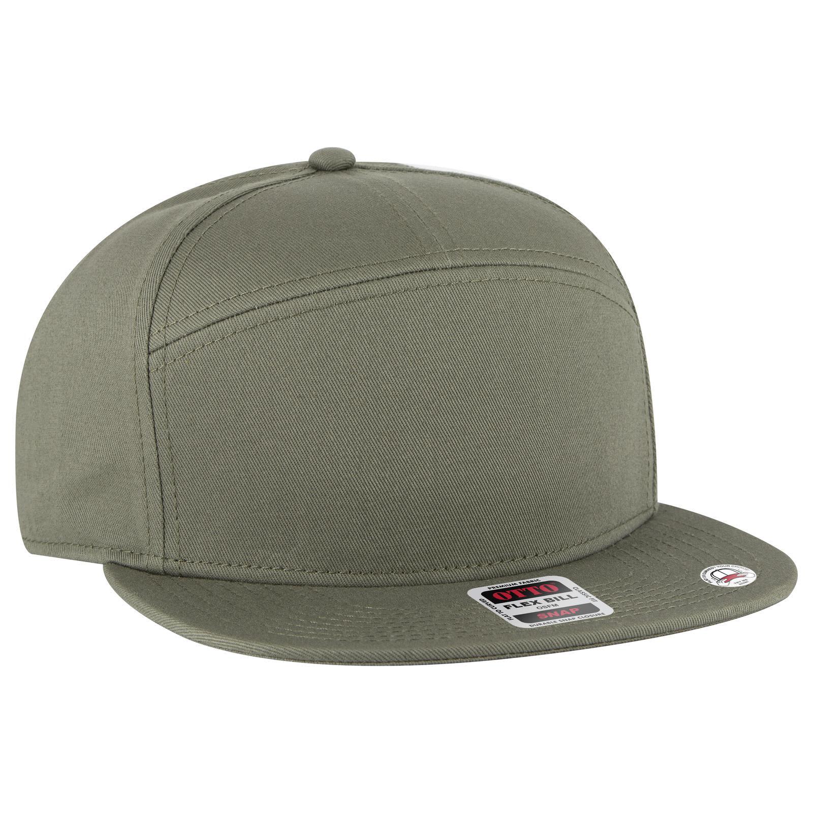7 Panel Mid Profile Snapback Cap