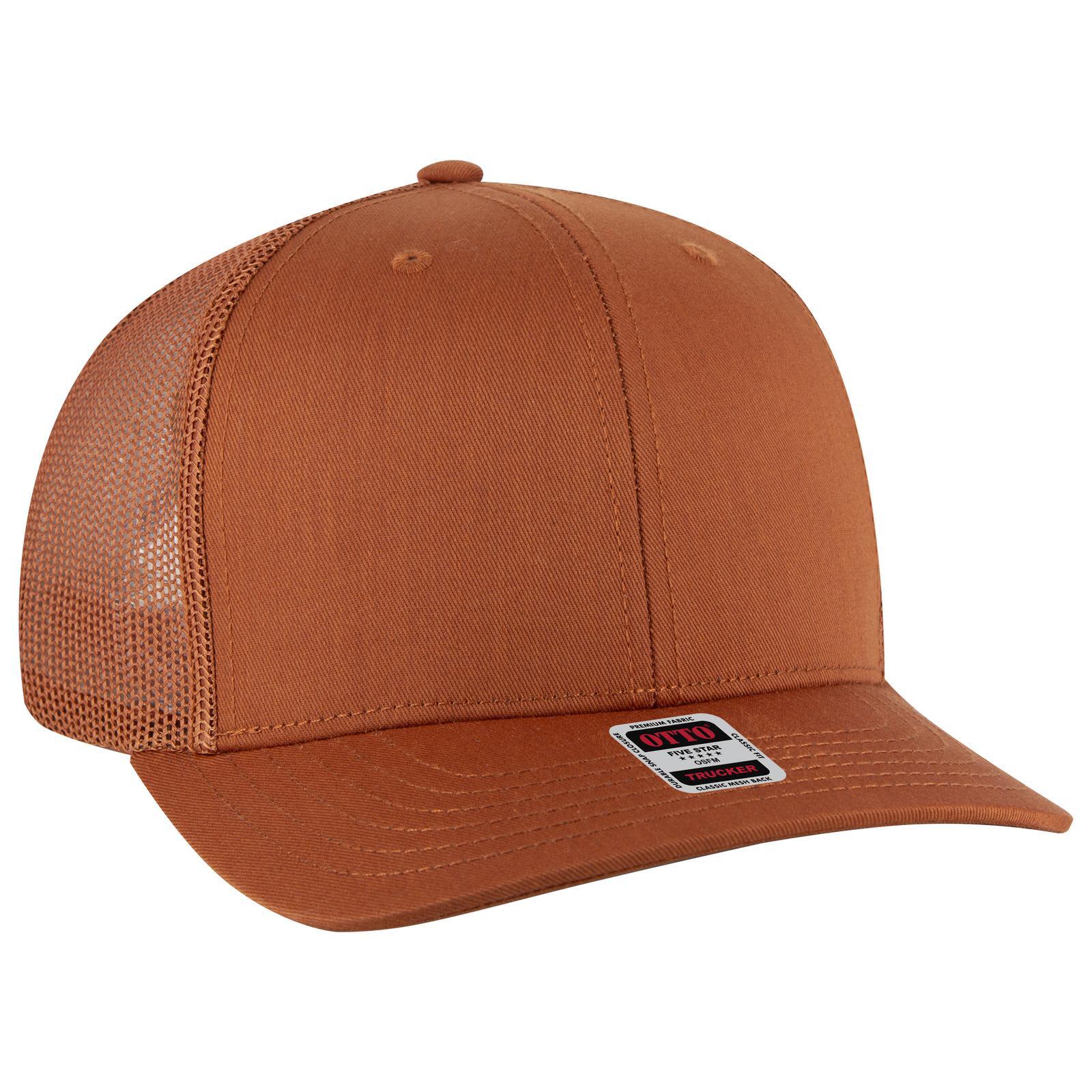6 Panel Mid Profile Trucker Cap