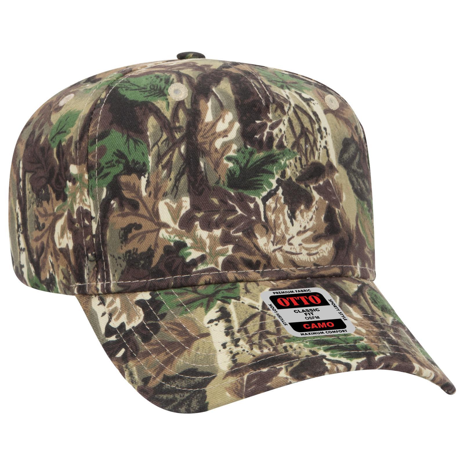 Camo 5 Panel Mid Profile Style Cap promotional product