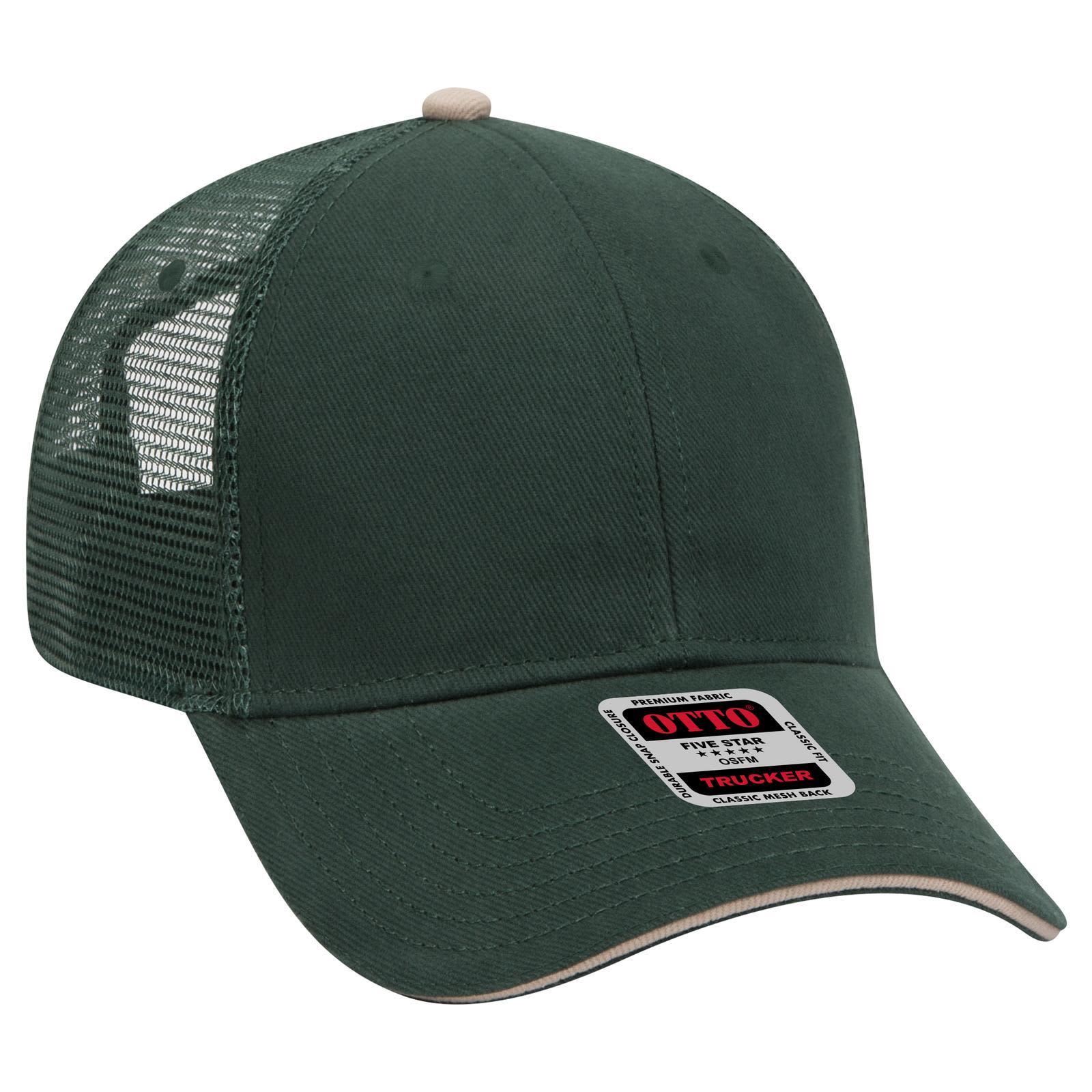 6 Panel Low Profile Trucker Cap