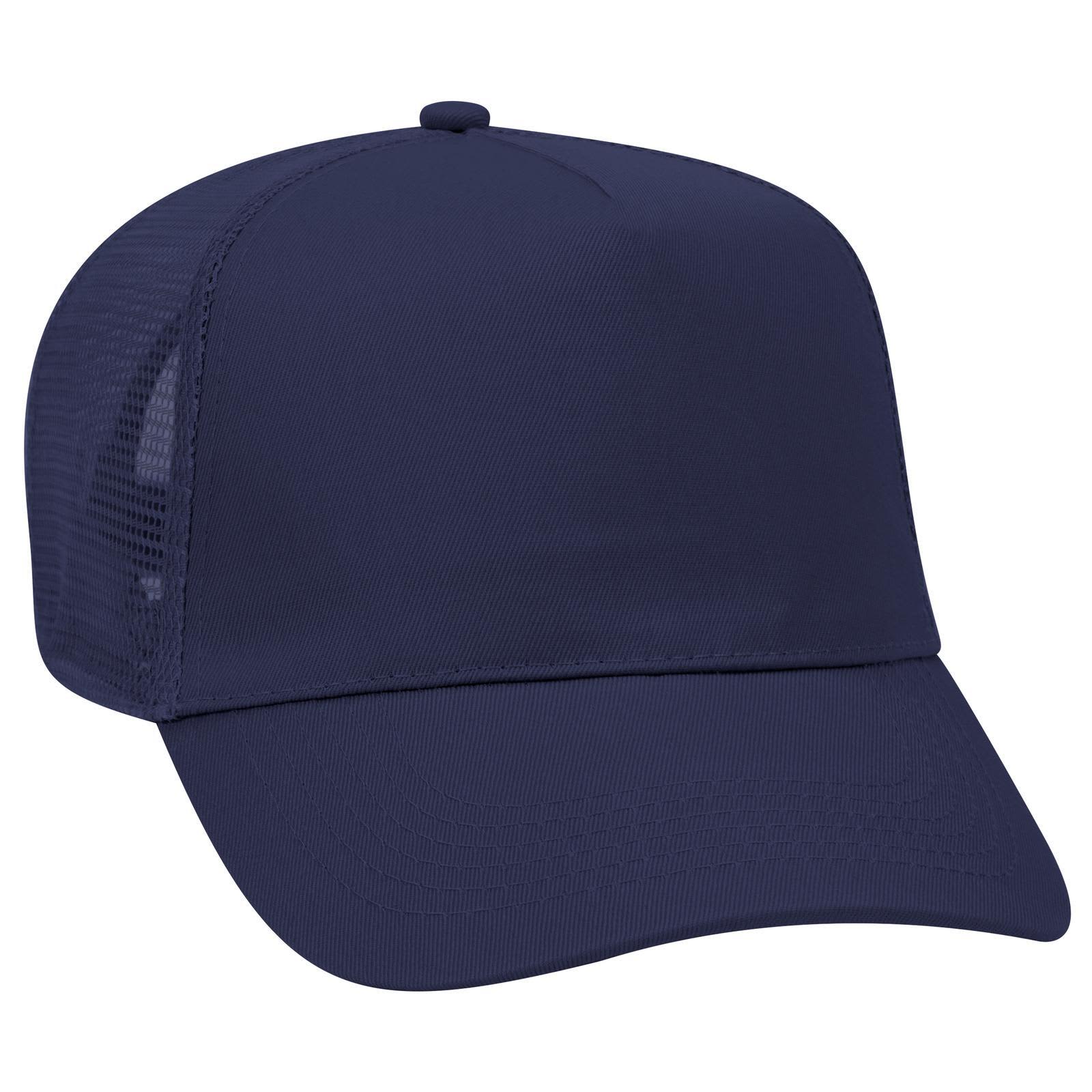5 Panel Mid Profile Trucker Cap