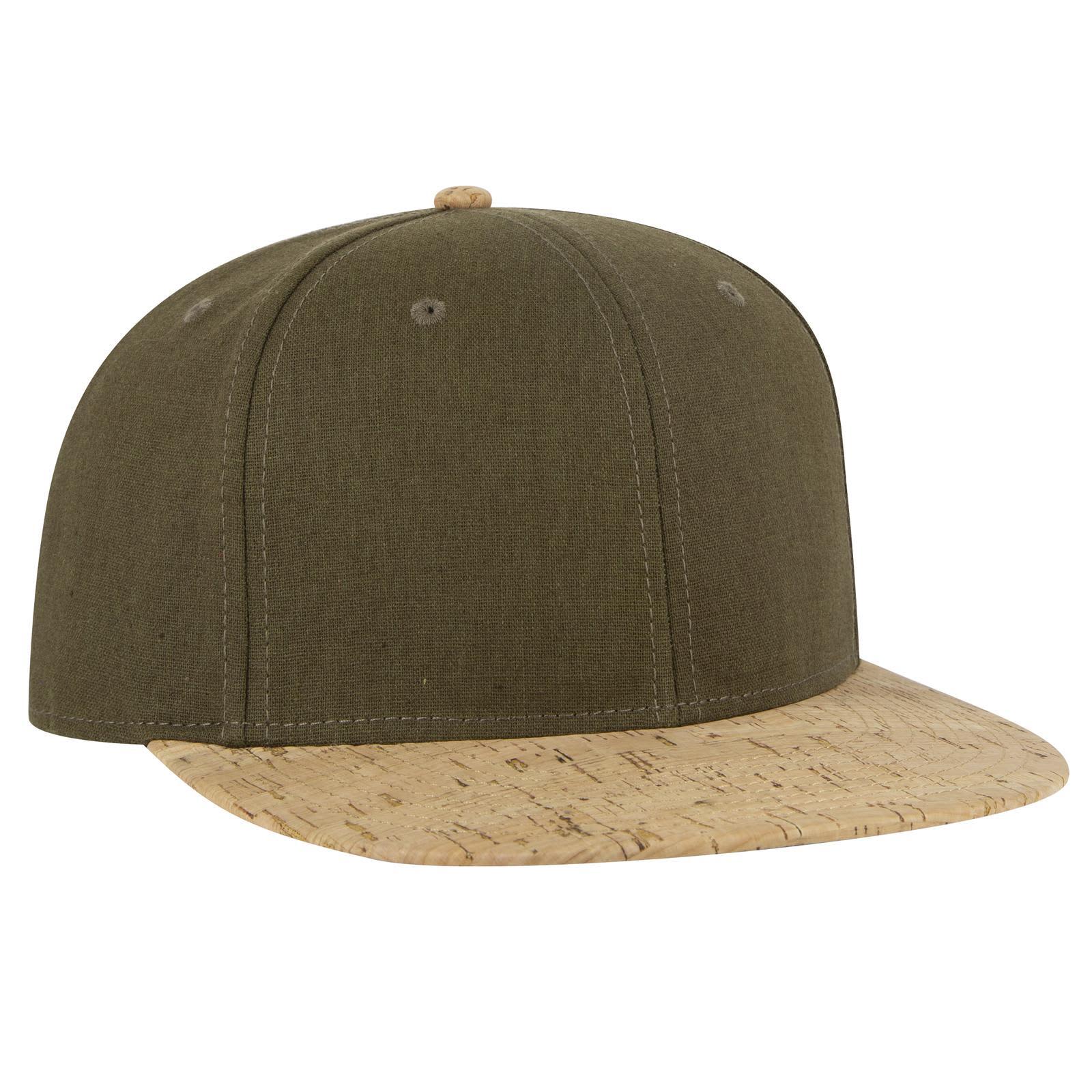 6 Panel Mid Profile Snapback Cap (Black Undervisor) promotional product