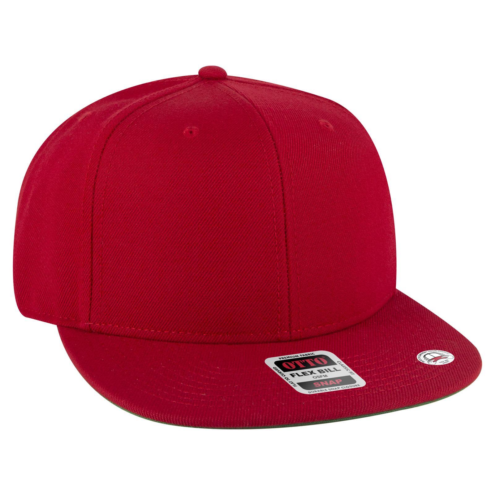 6 Panel Mid Profile Snapback Cap (Green Undervisor) promotional product