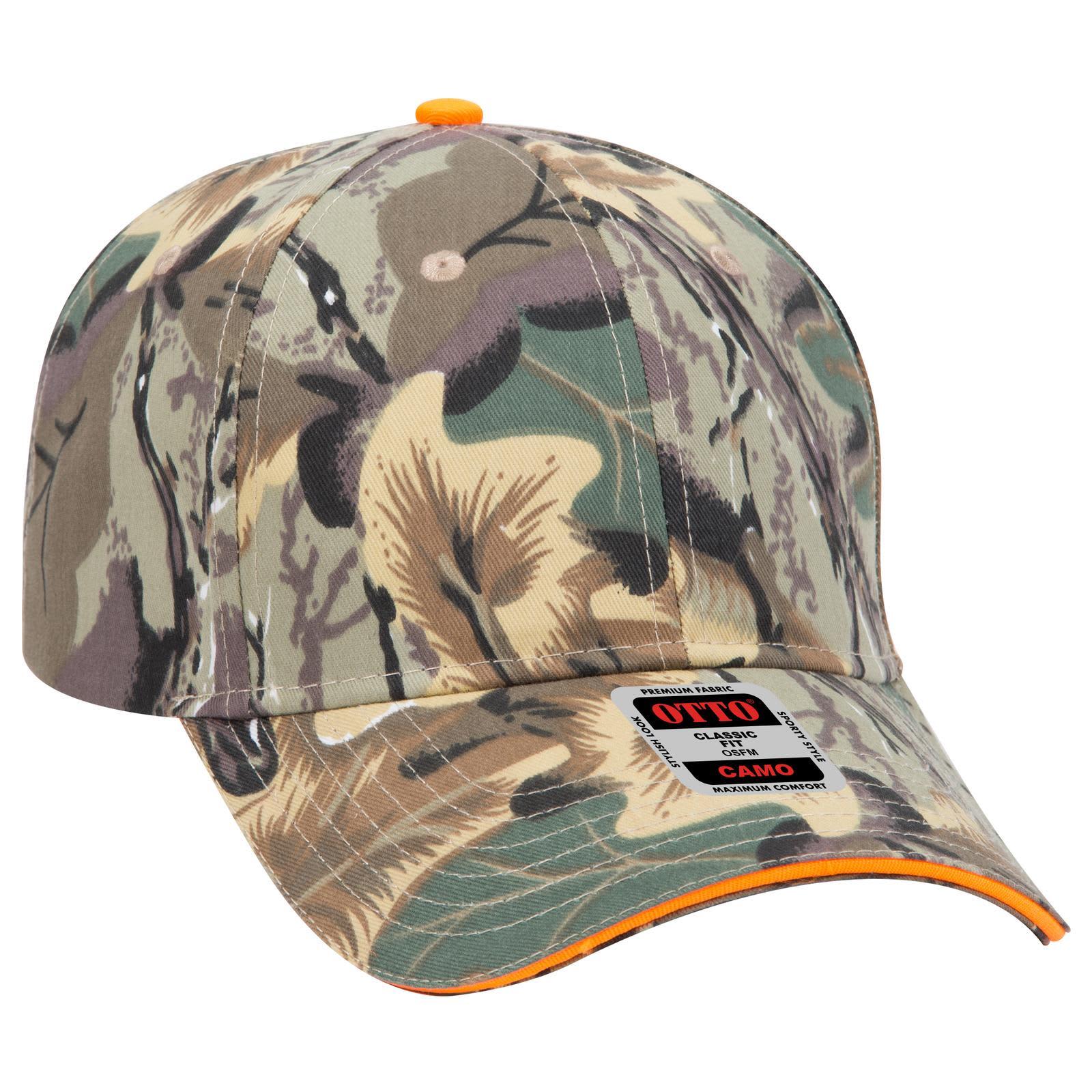 Camo 6 Panel Low Profile Baseball Cap promotional product