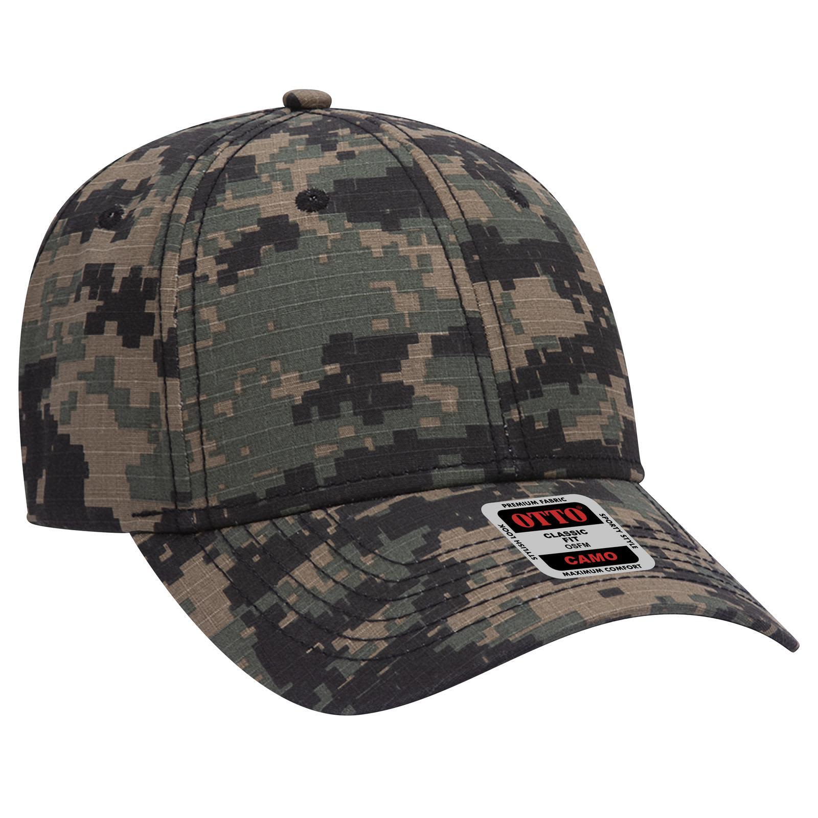 Digital Camo 6 Panel Low Profile Baseball Cap promotional product