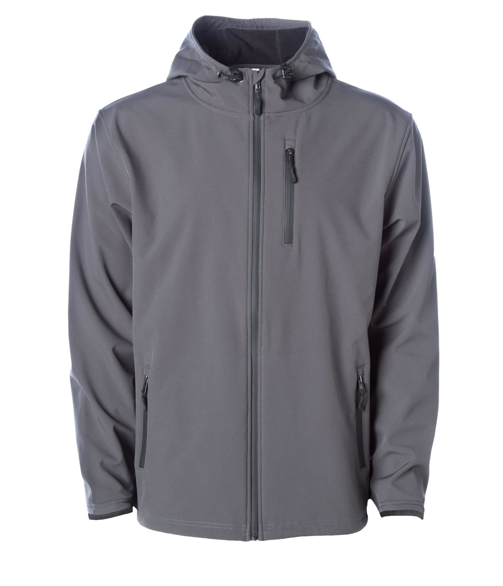 Mens Soft Shell Poly Zip Jacket promotional product