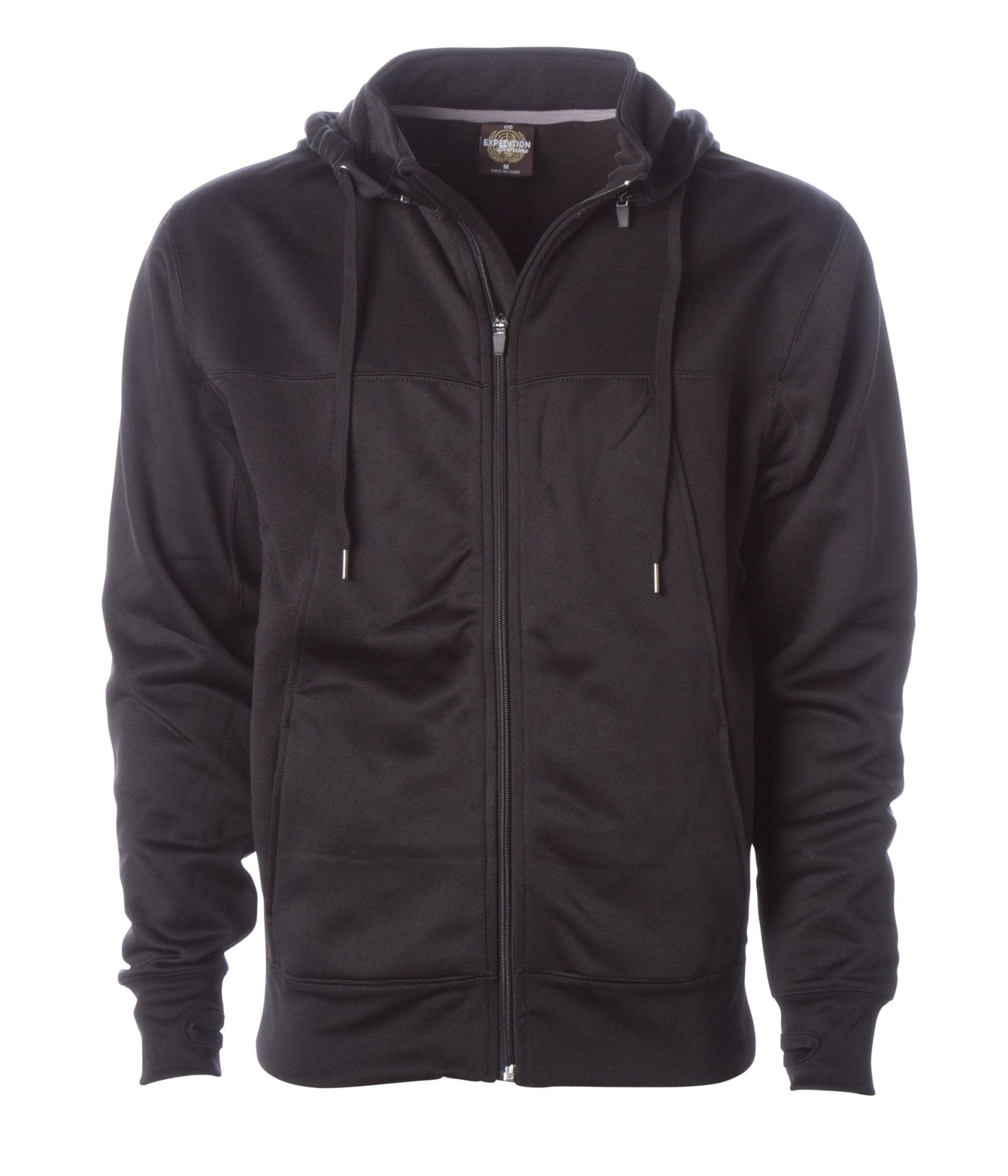 Mens Polytech Zip Hood