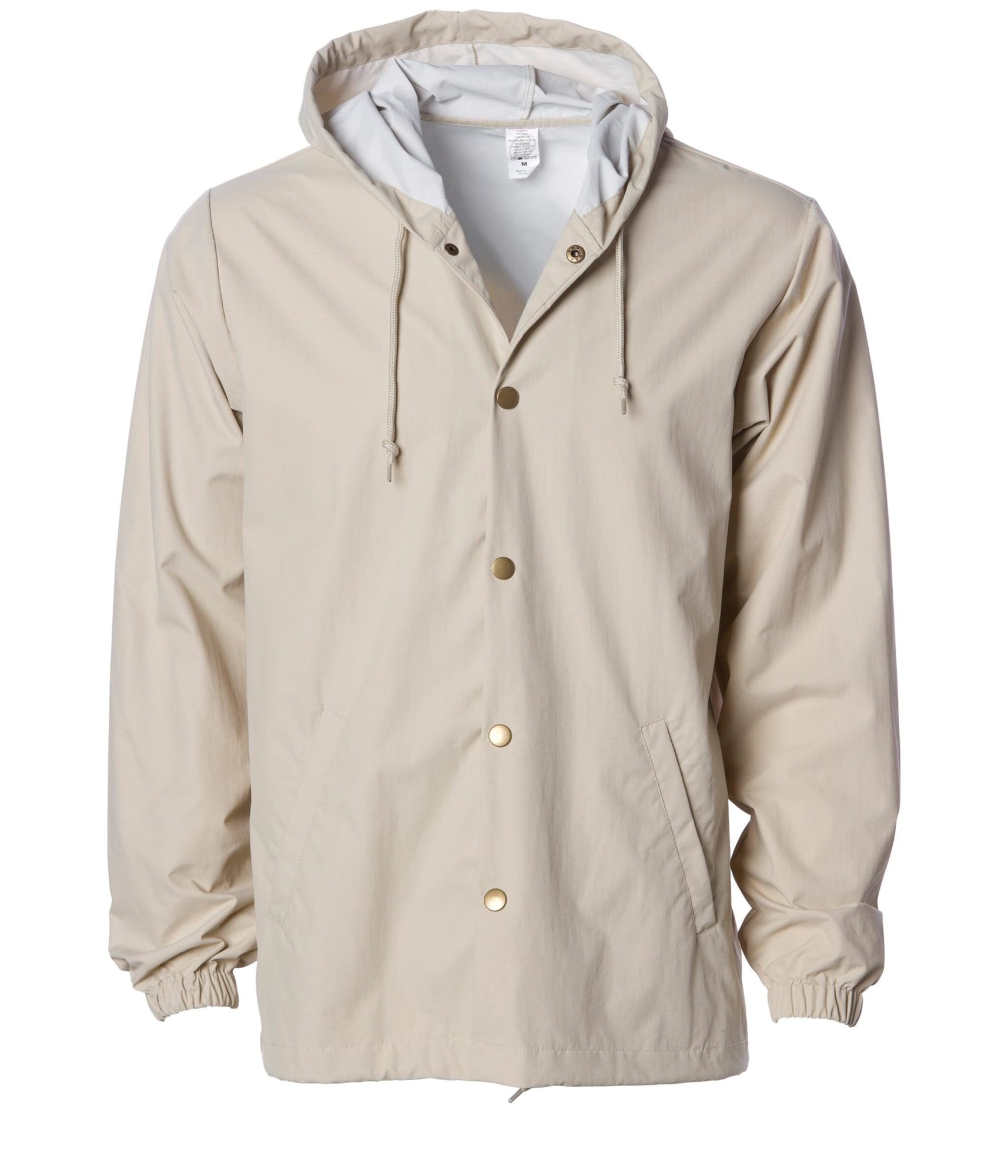 Mens Nylon Hooded Windbreaker