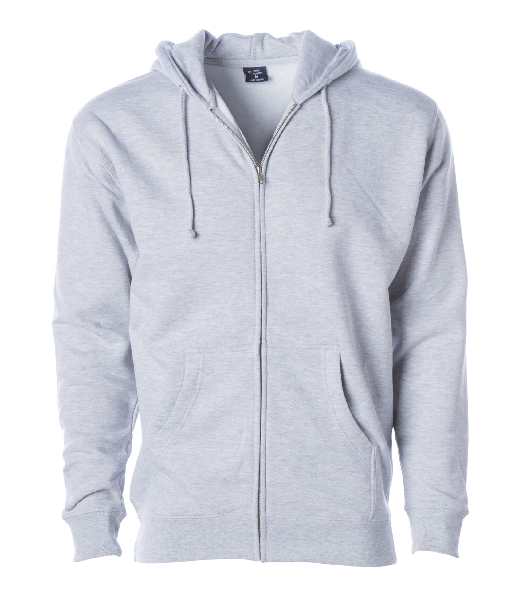 Mens Heavyweight Zip Hood
