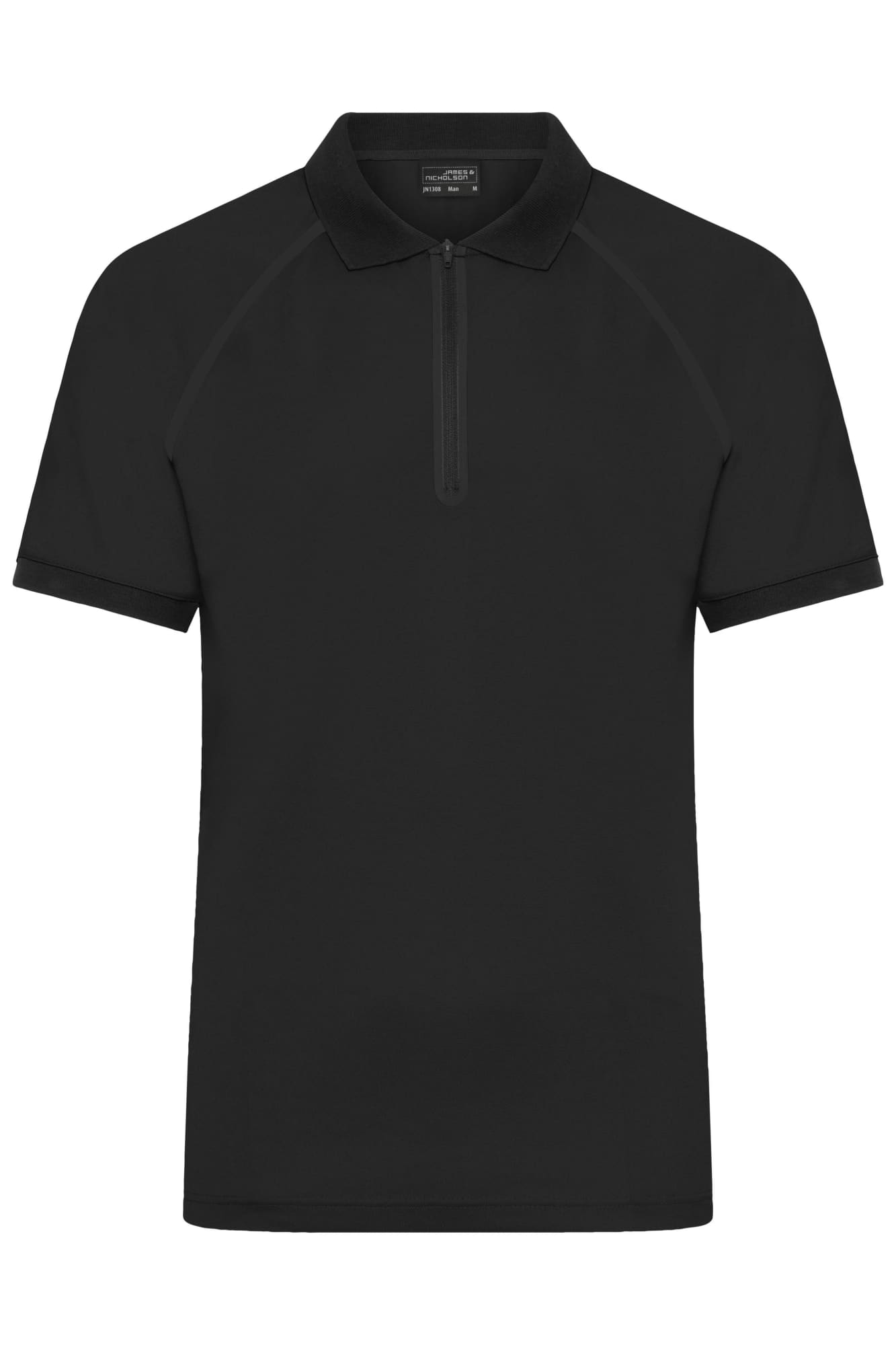 Mens Zip-Polo