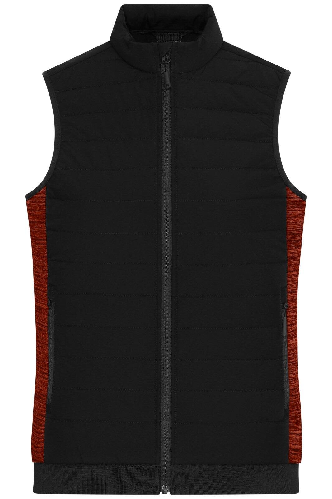Black/Red-Melange