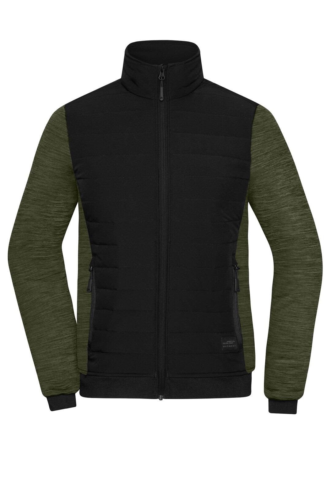 Black/Olive-Melange