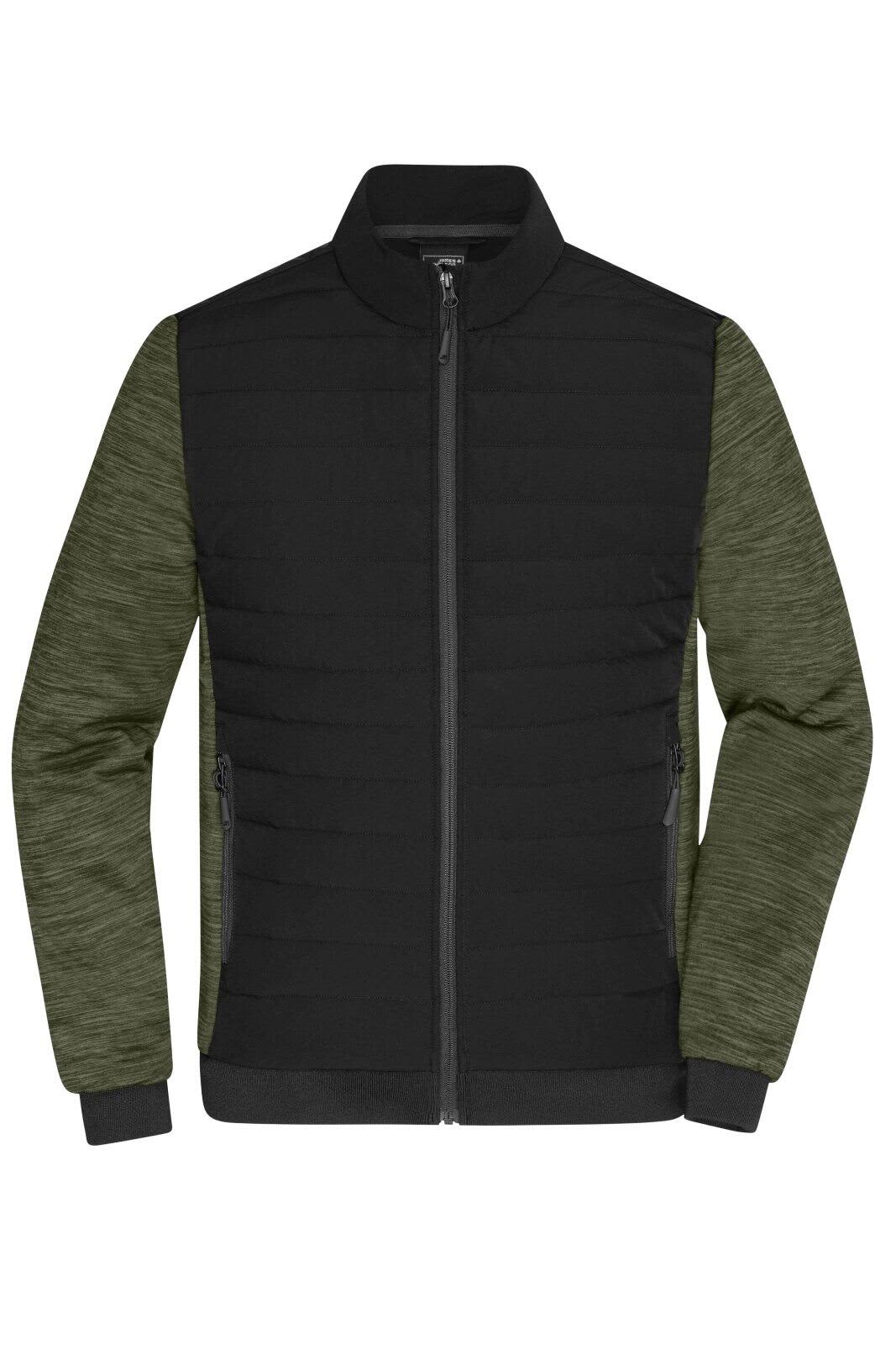 Black/Olive-Melange