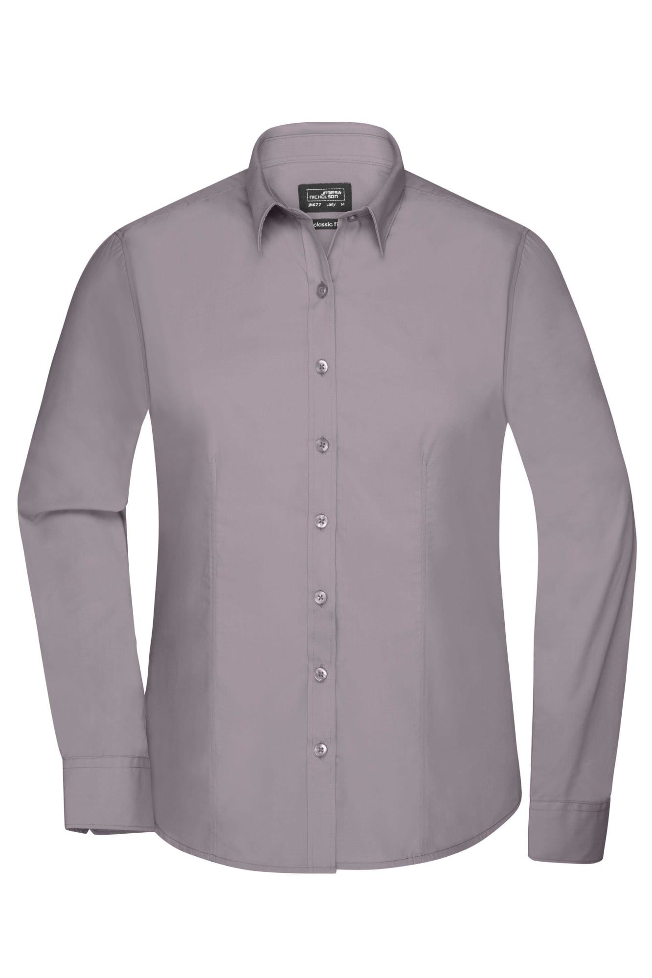 Ladies Shirt L-S Poplin
