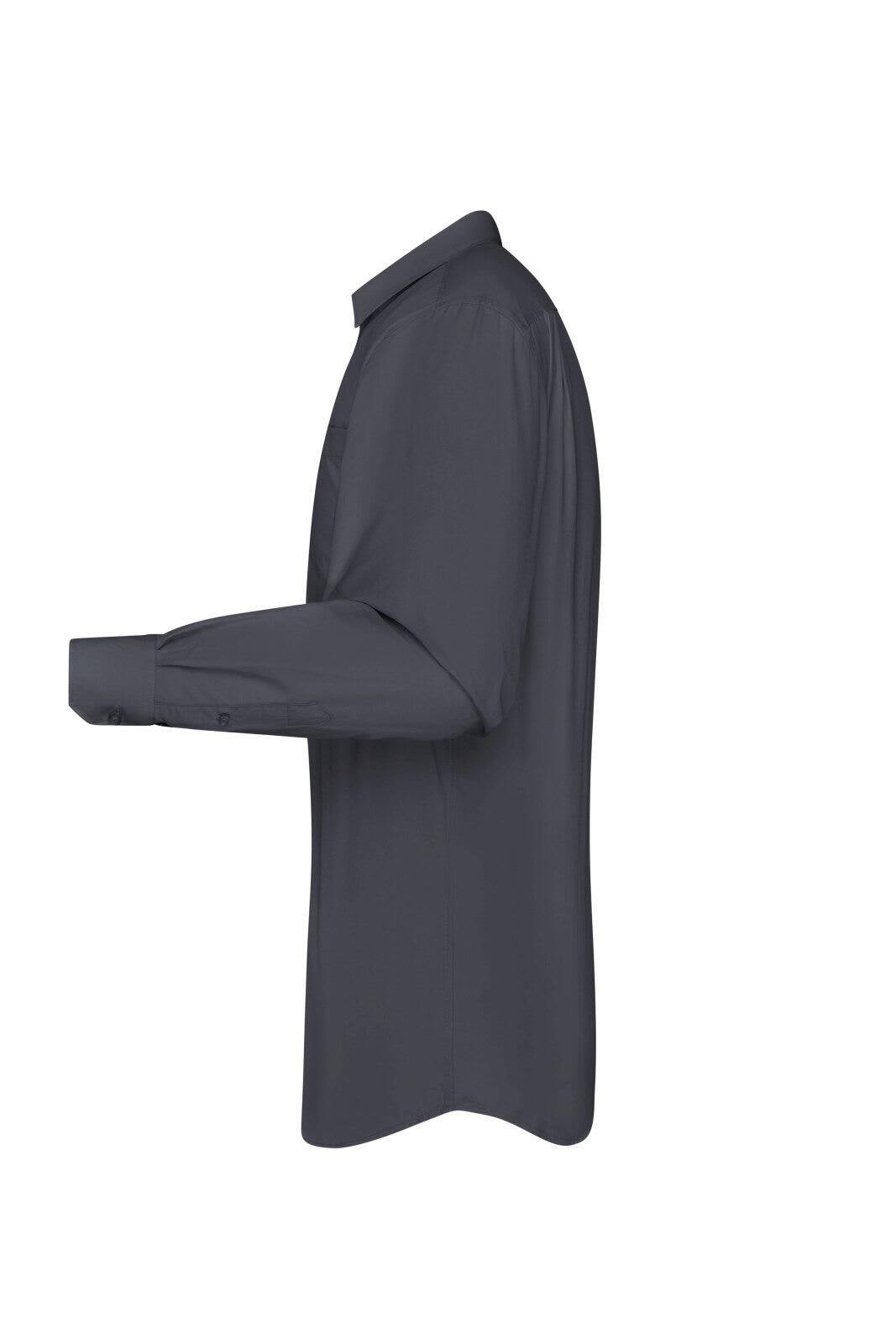 Mens Shirt L-S Poplin C3-JN678