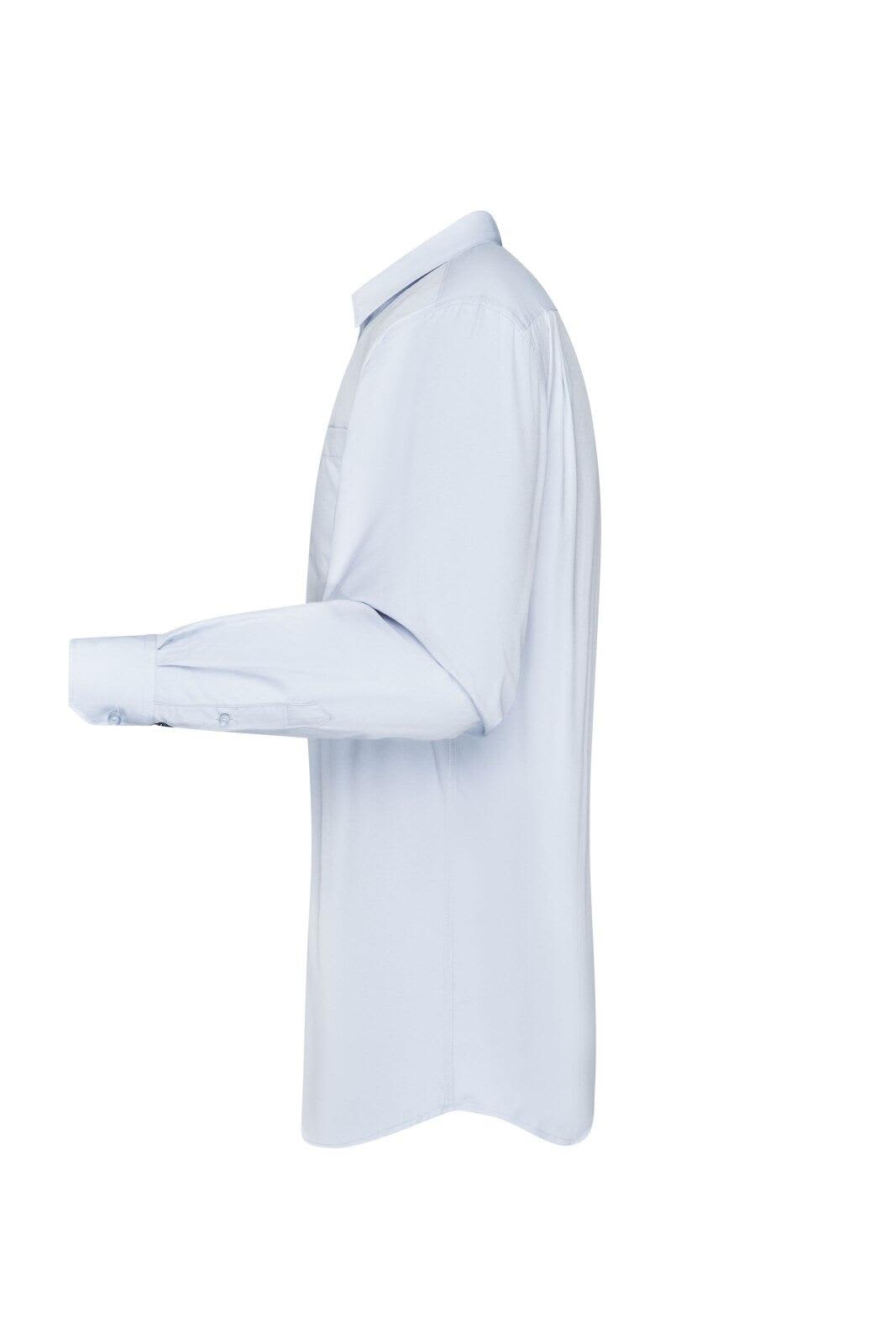 Mens Shirt L-S Poplin C3-JN678