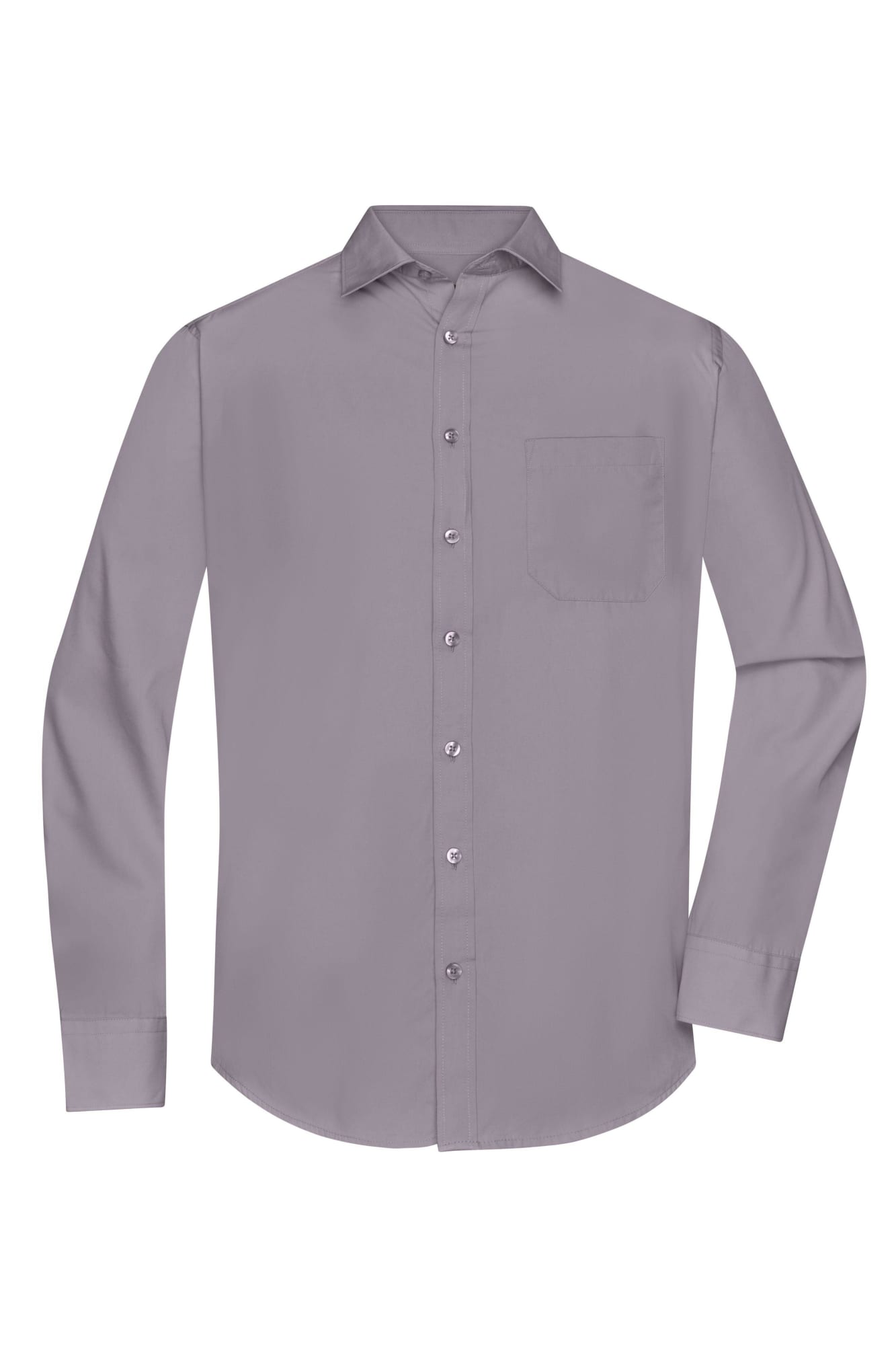 Mens Shirt L-S Poplin