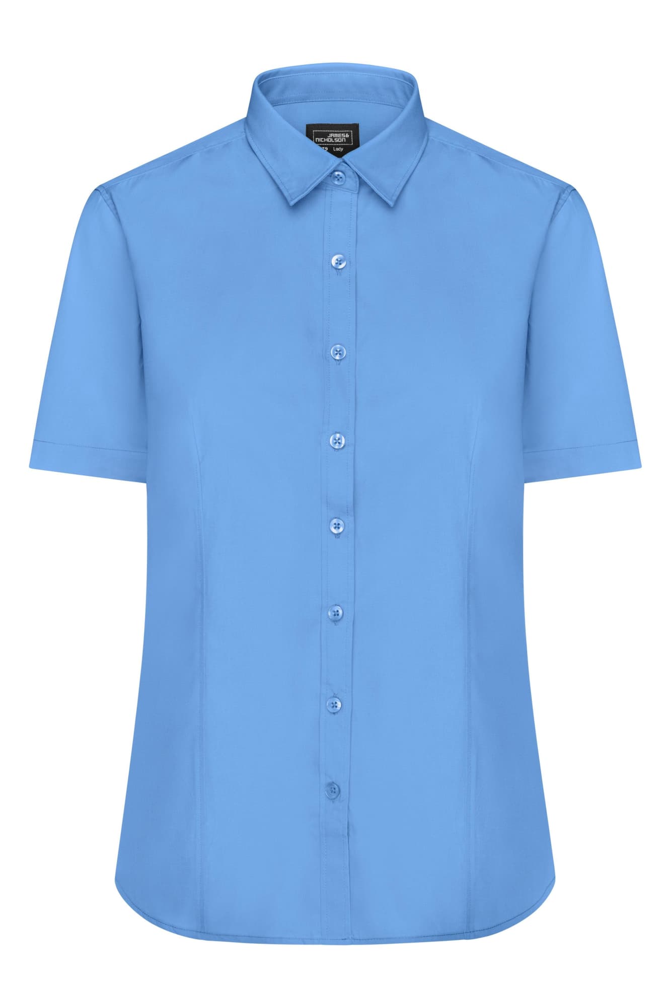 Ladies Shirt S-S Poplin