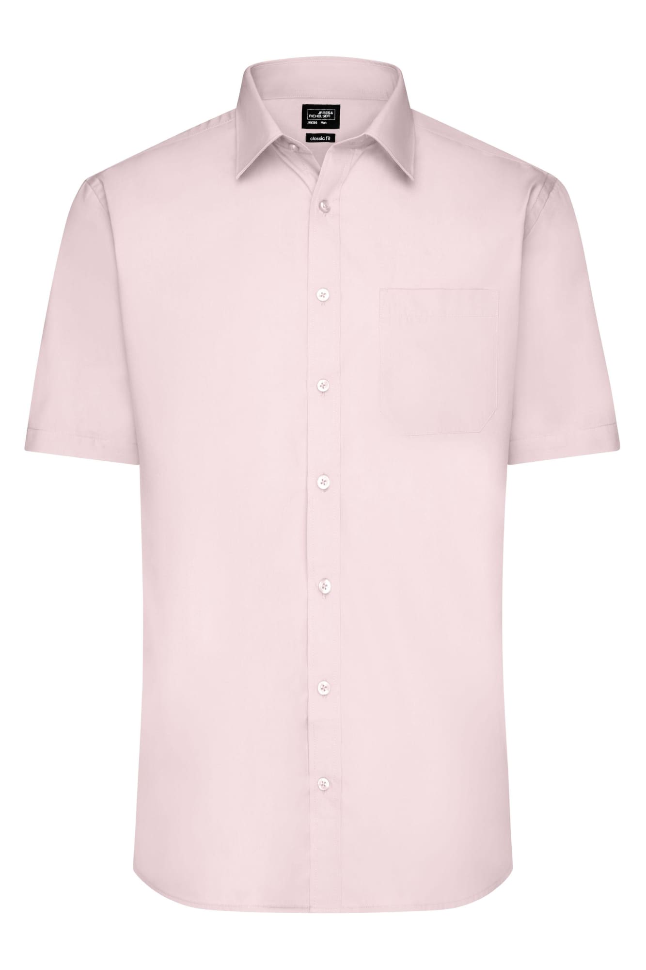 Mens Shirt S-S Poplin