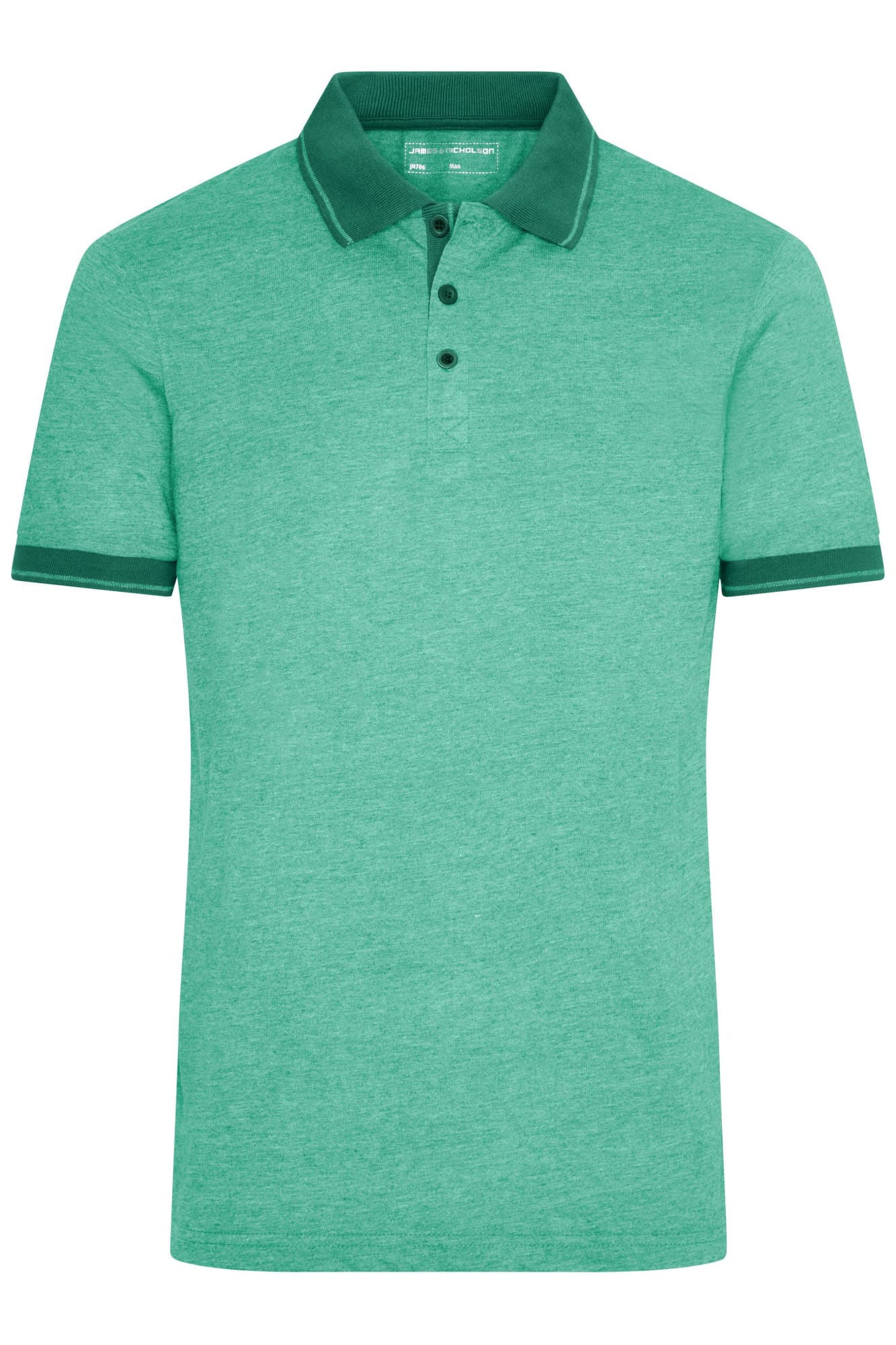 Mens Heather Polo
