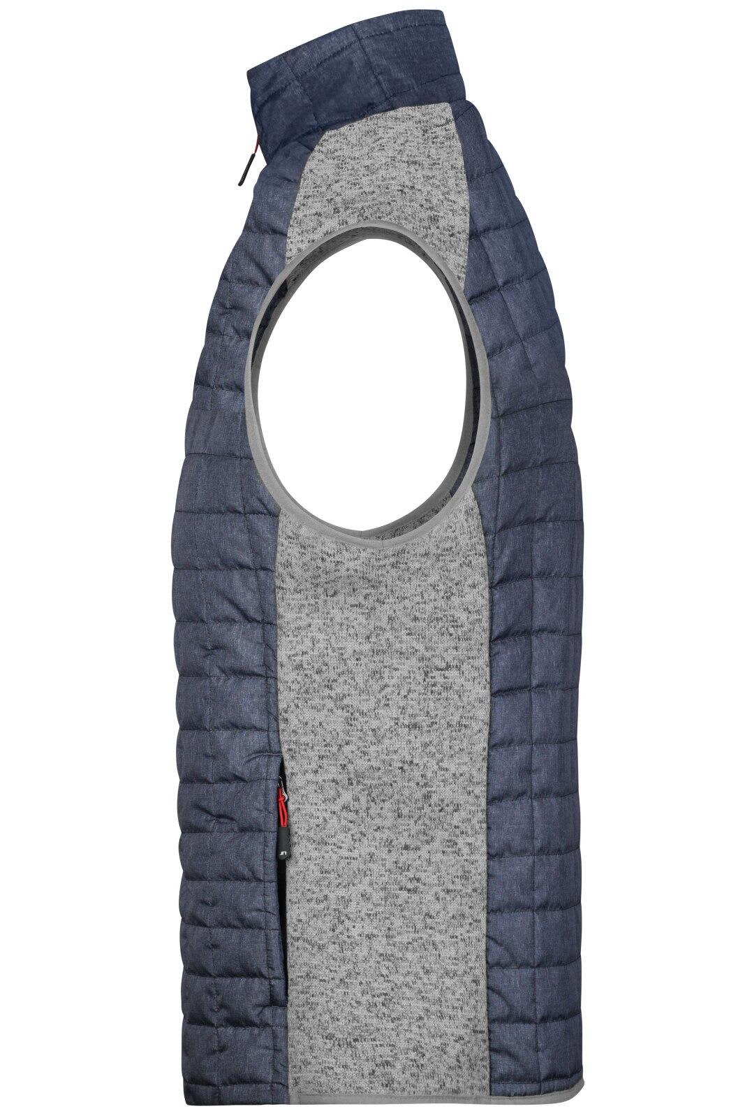 Mens Knitted Hybrid Vest C3-JN740