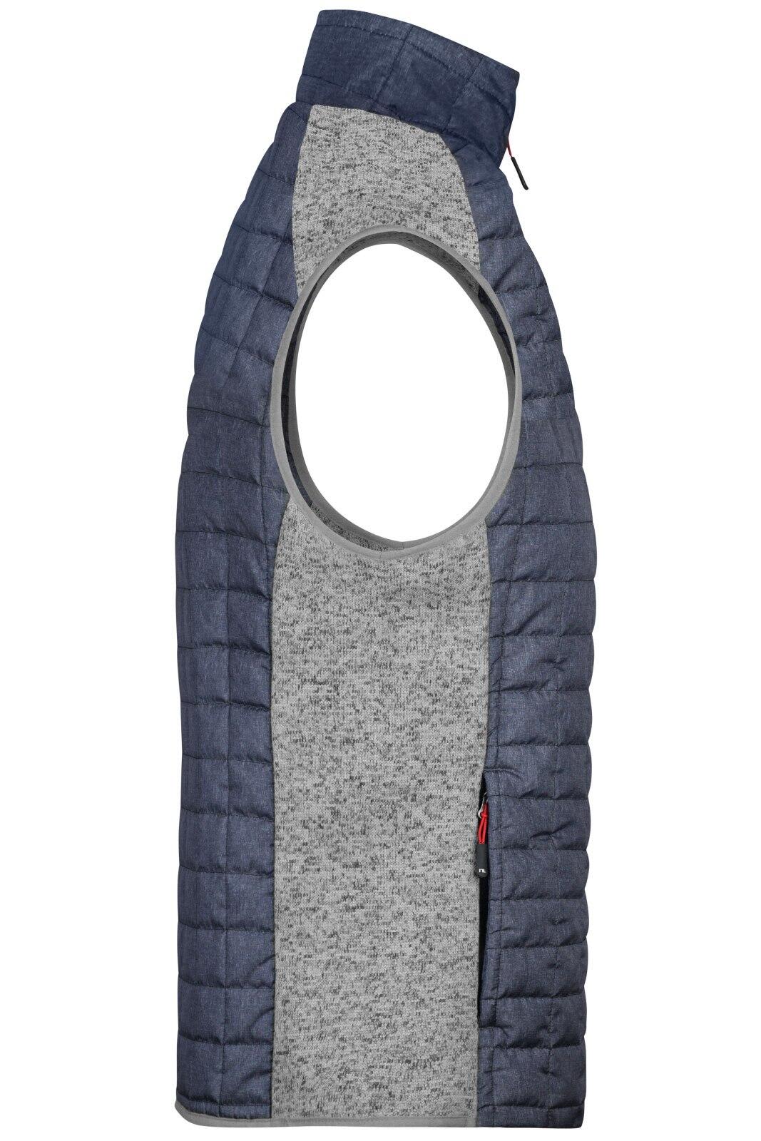 Mens Knitted Hybrid Vest C3-JN740