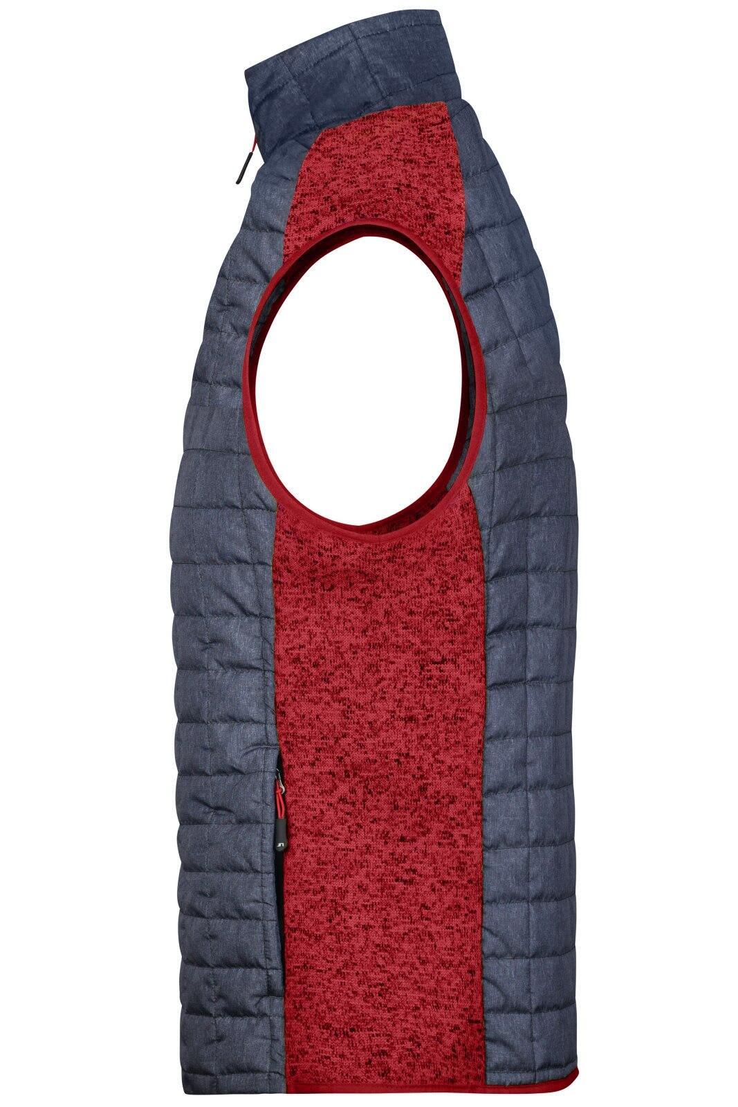 Mens Knitted Hybrid Vest C3-JN740