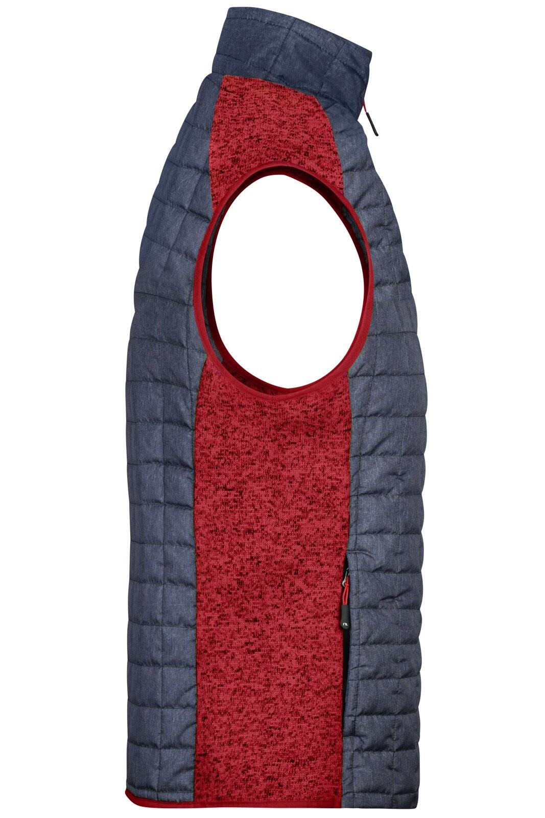 Mens Knitted Hybrid Vest C3-JN740