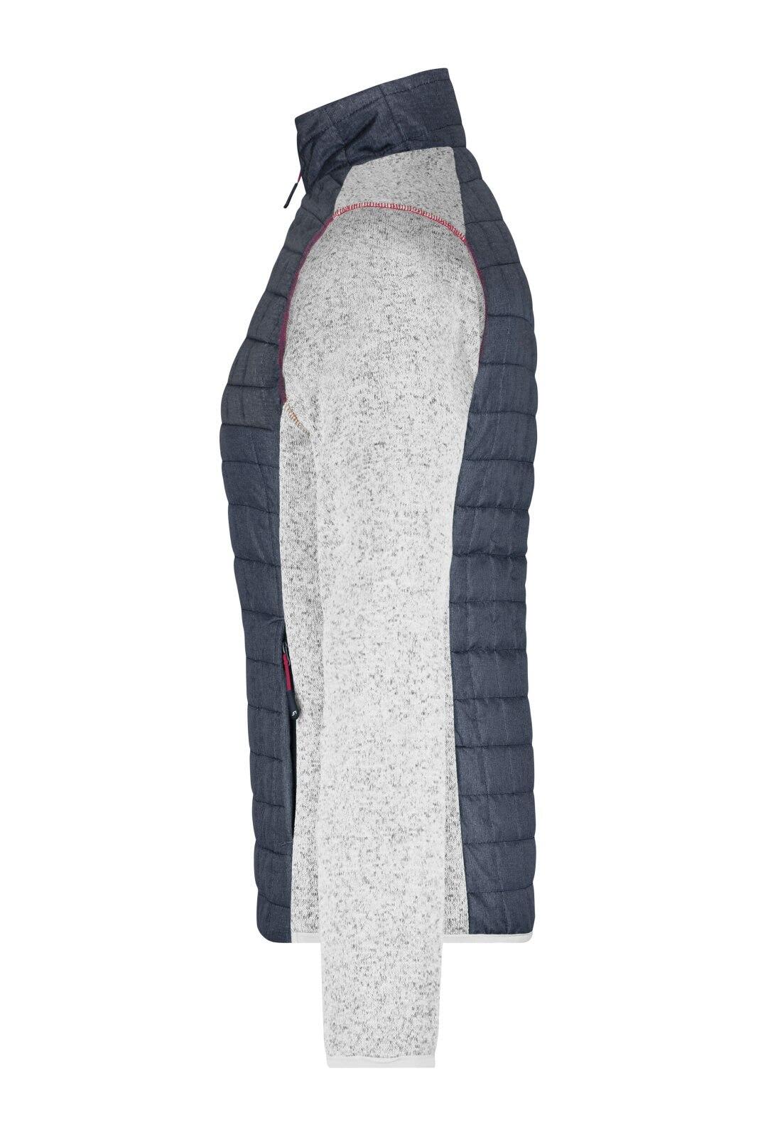 Ladies Knitted Hybrid Jacket C3-JN741