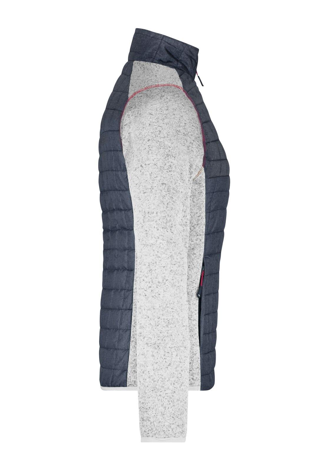 Ladies Knitted Hybrid Jacket C3-JN741